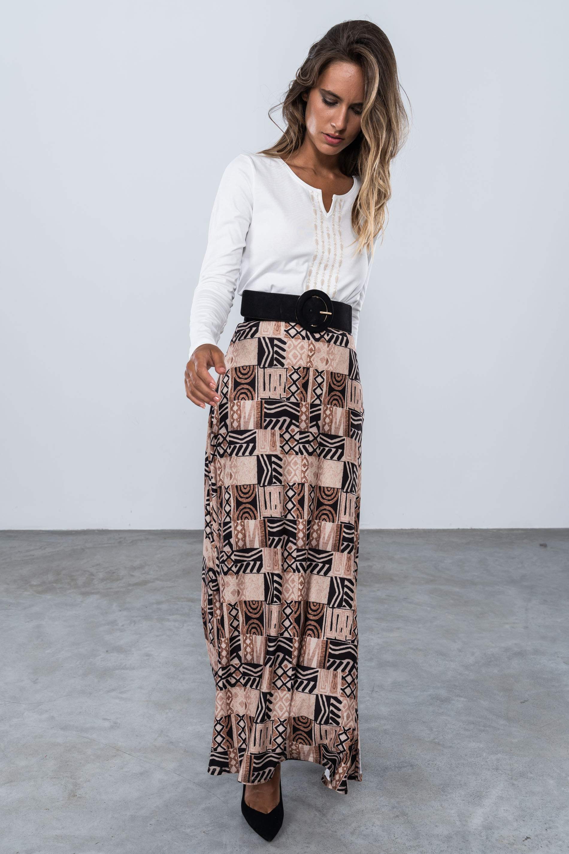 CAMISETA BORDADA ESPIGAS CENTRO