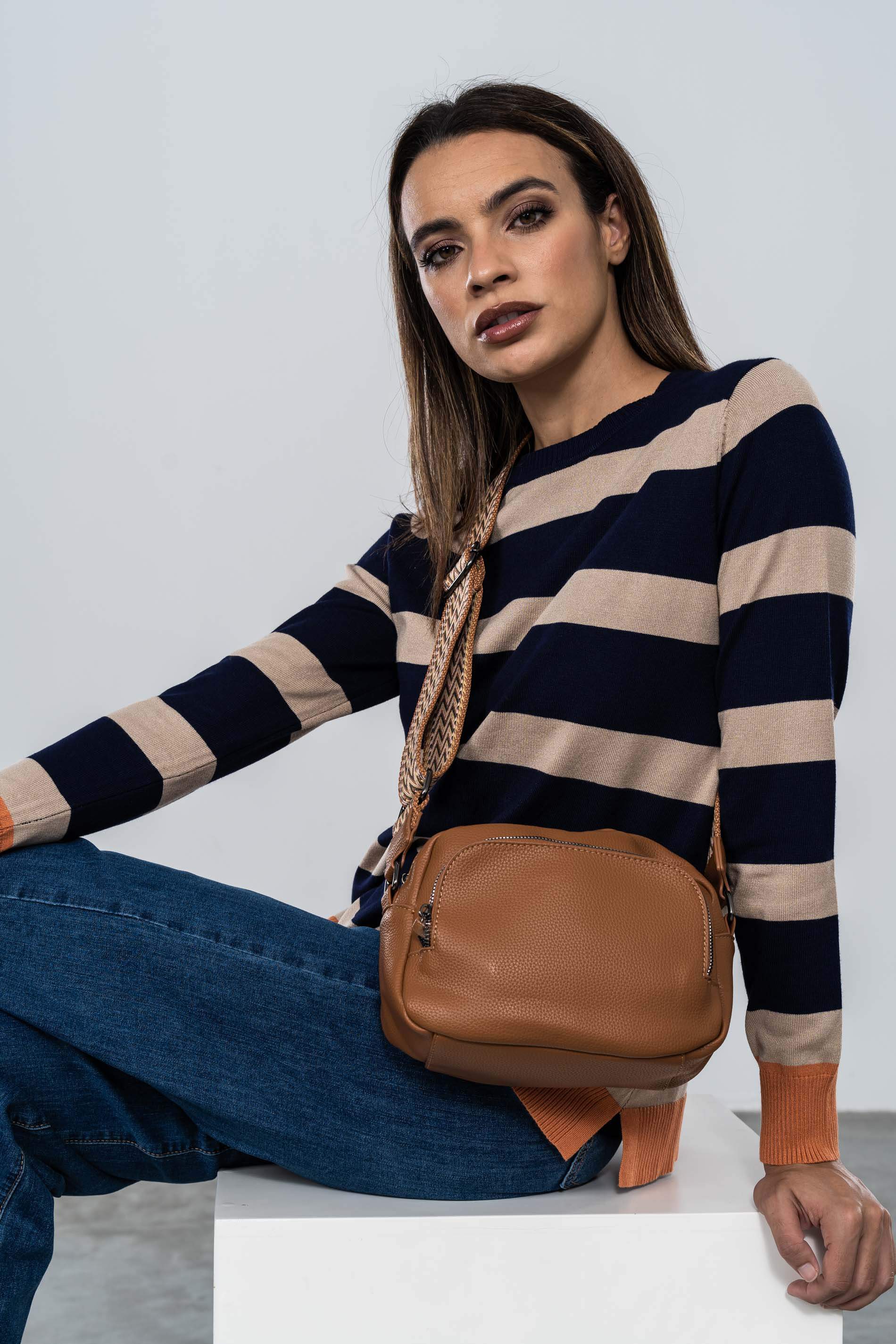 BANDOLERA ASA COMBINADA CAMEL