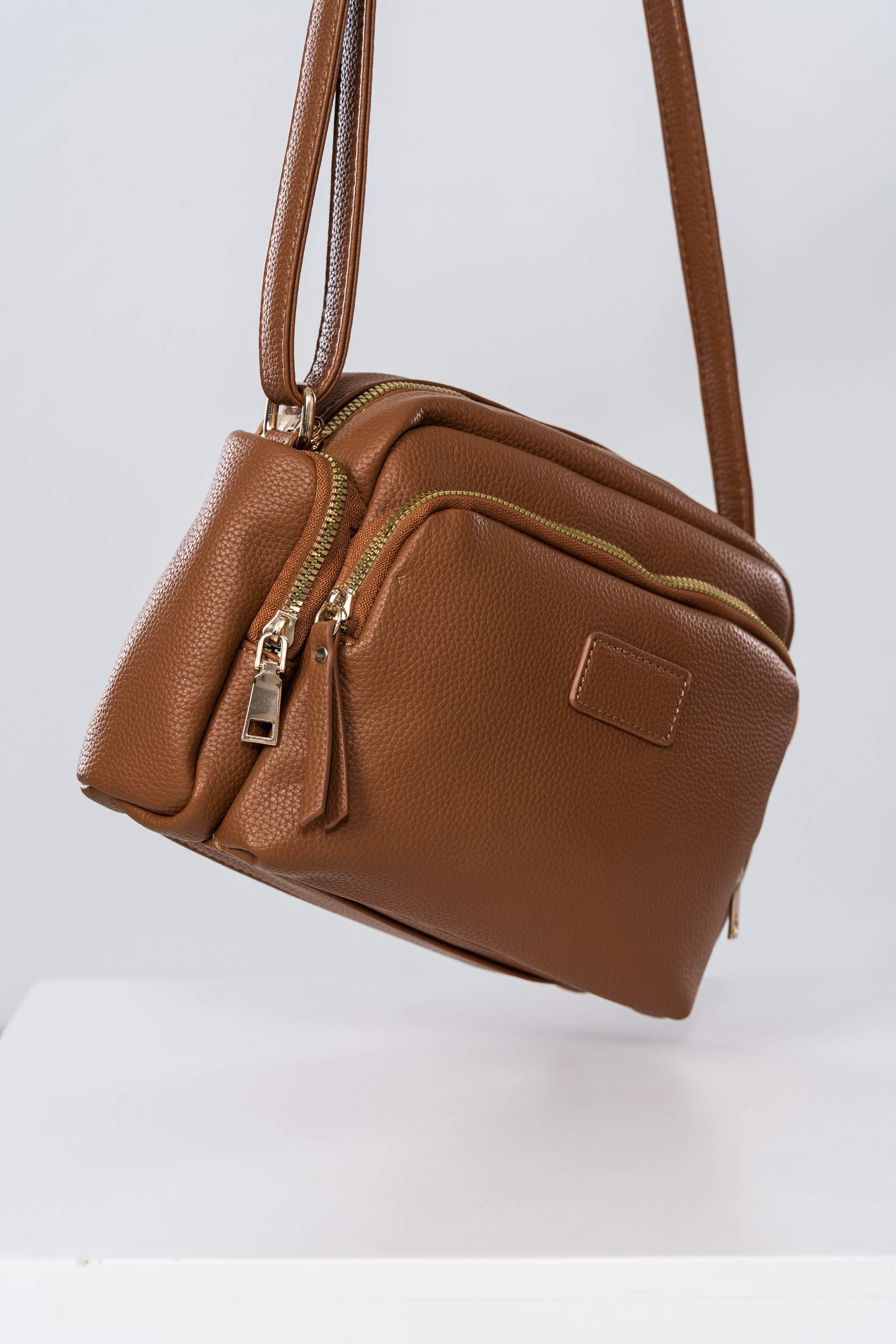 BANDOLERA BOLSILLOS CAMEL