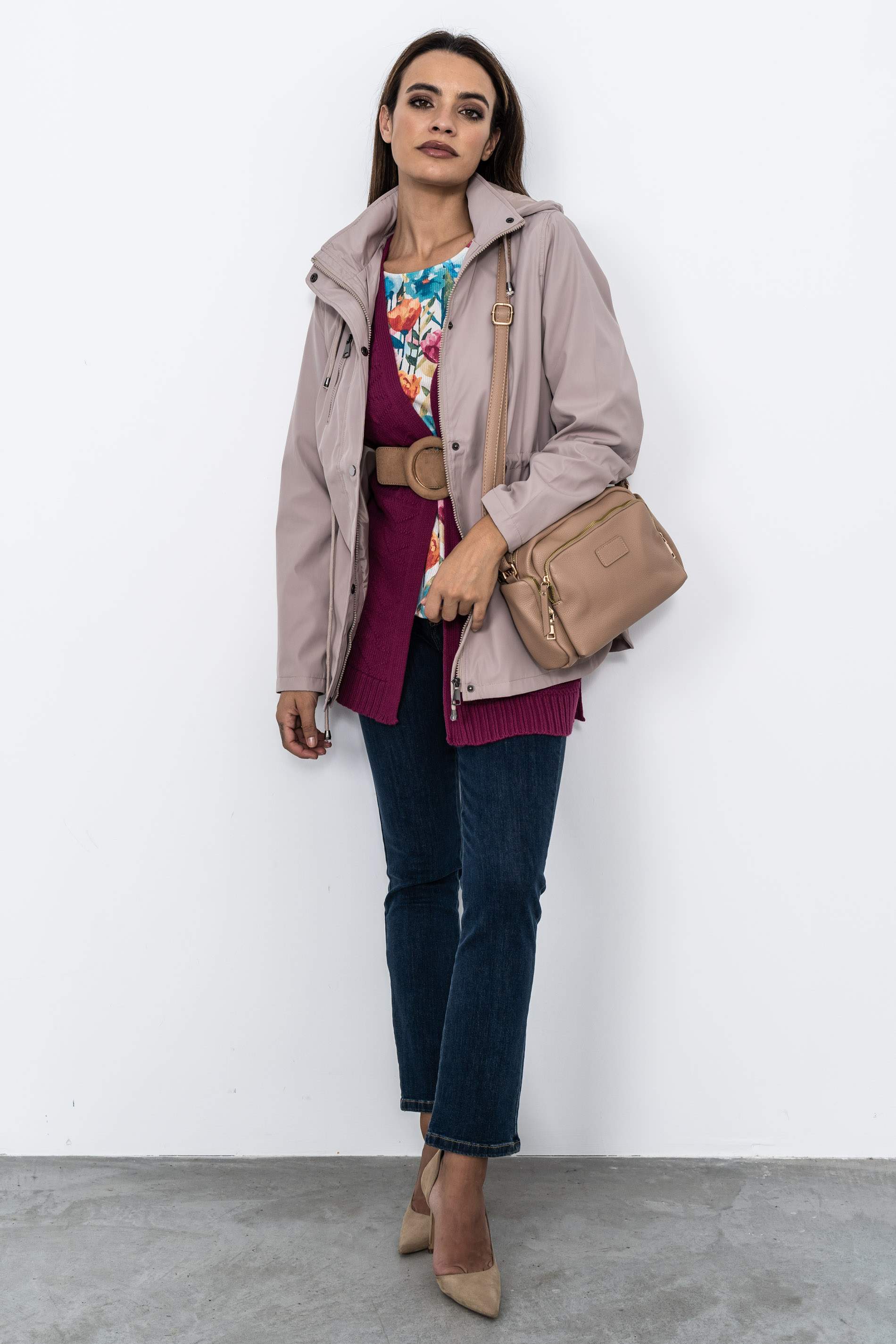 BANDOLERA BOLSILLOS BEIGE