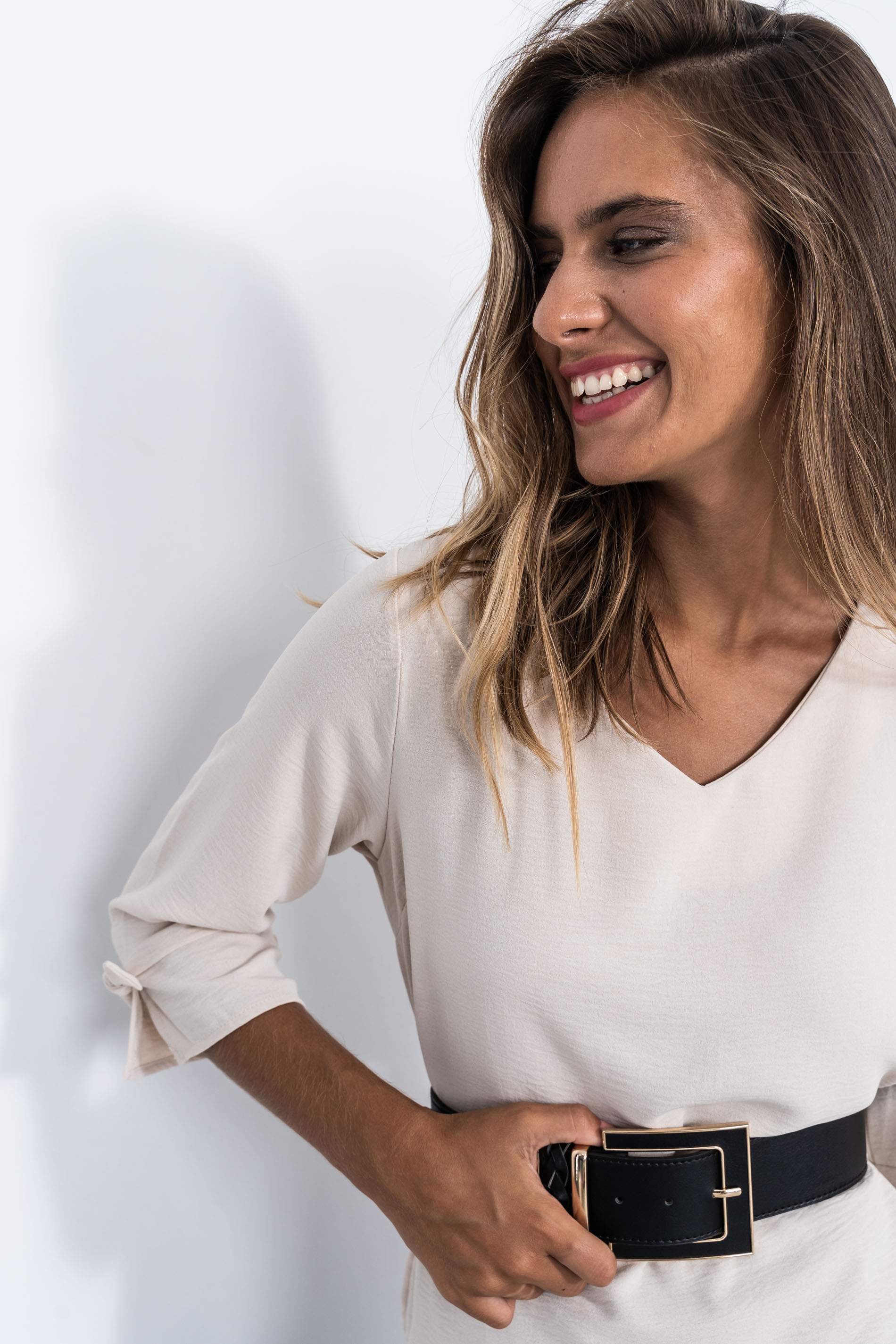 CINTURON HEBILLA TRENZA NEGRO