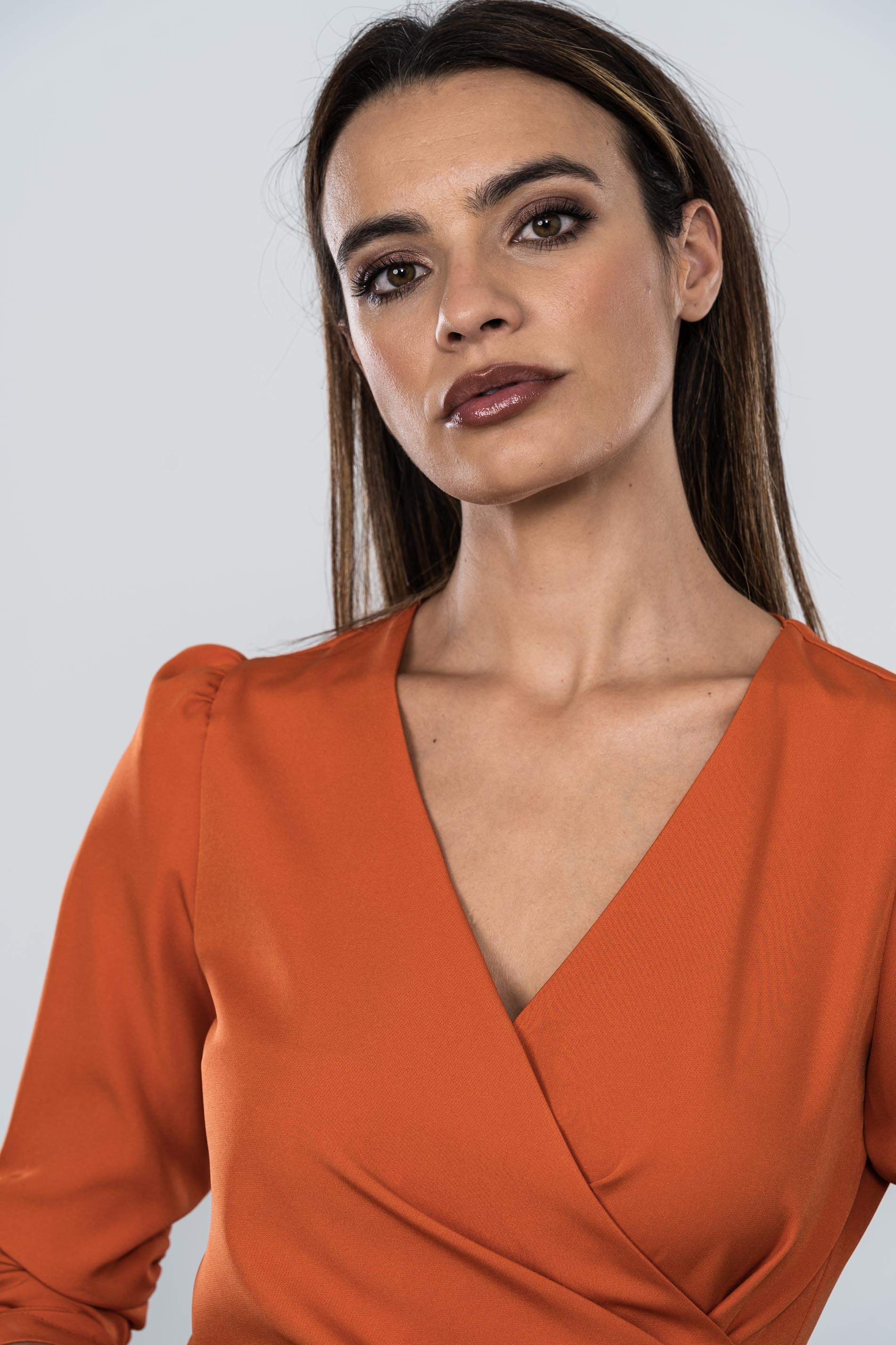 VESTIDO FRUNCE CINTURA CALDERA