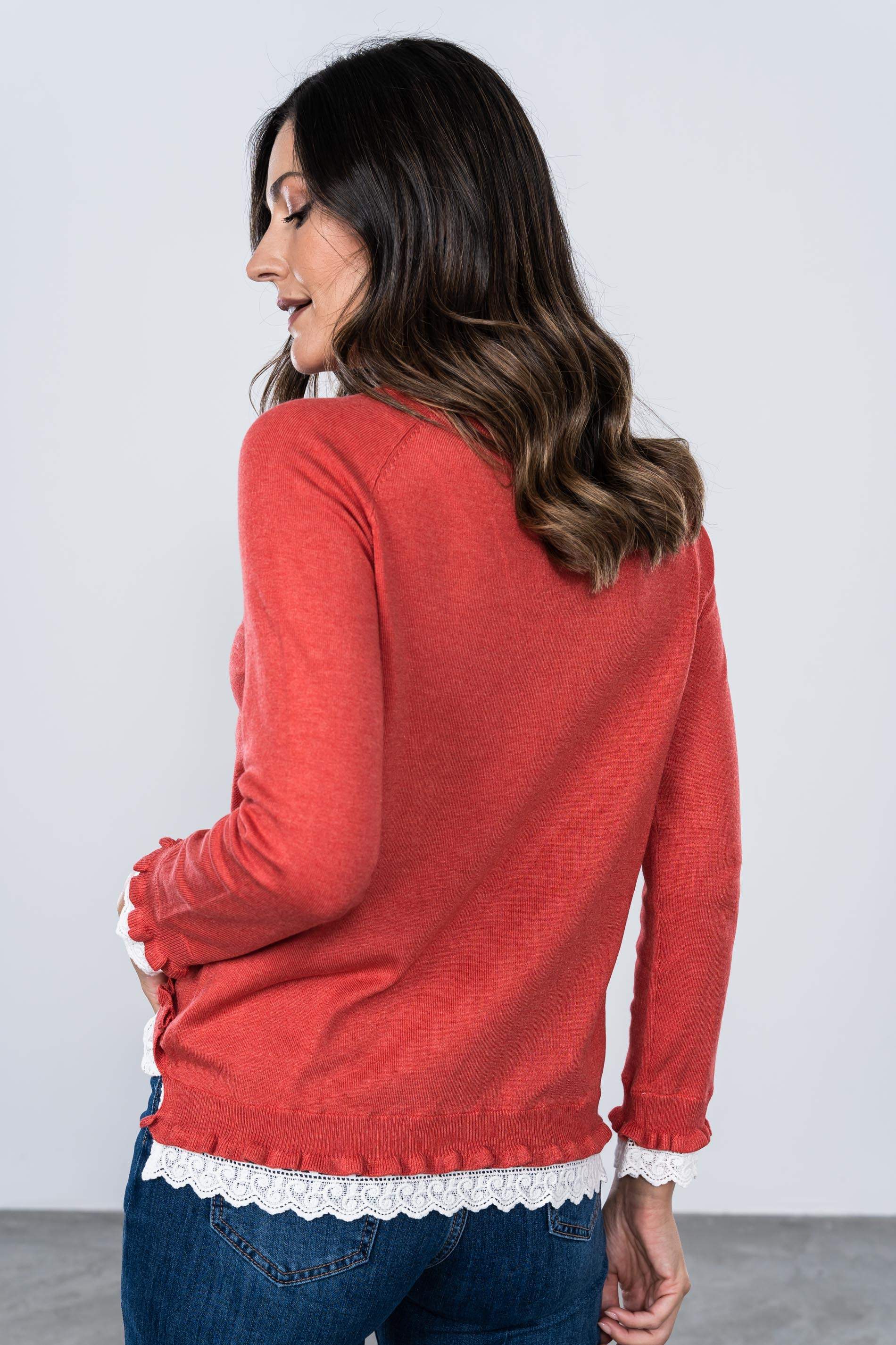 JERSEY DETALLE BLONDA CORAL