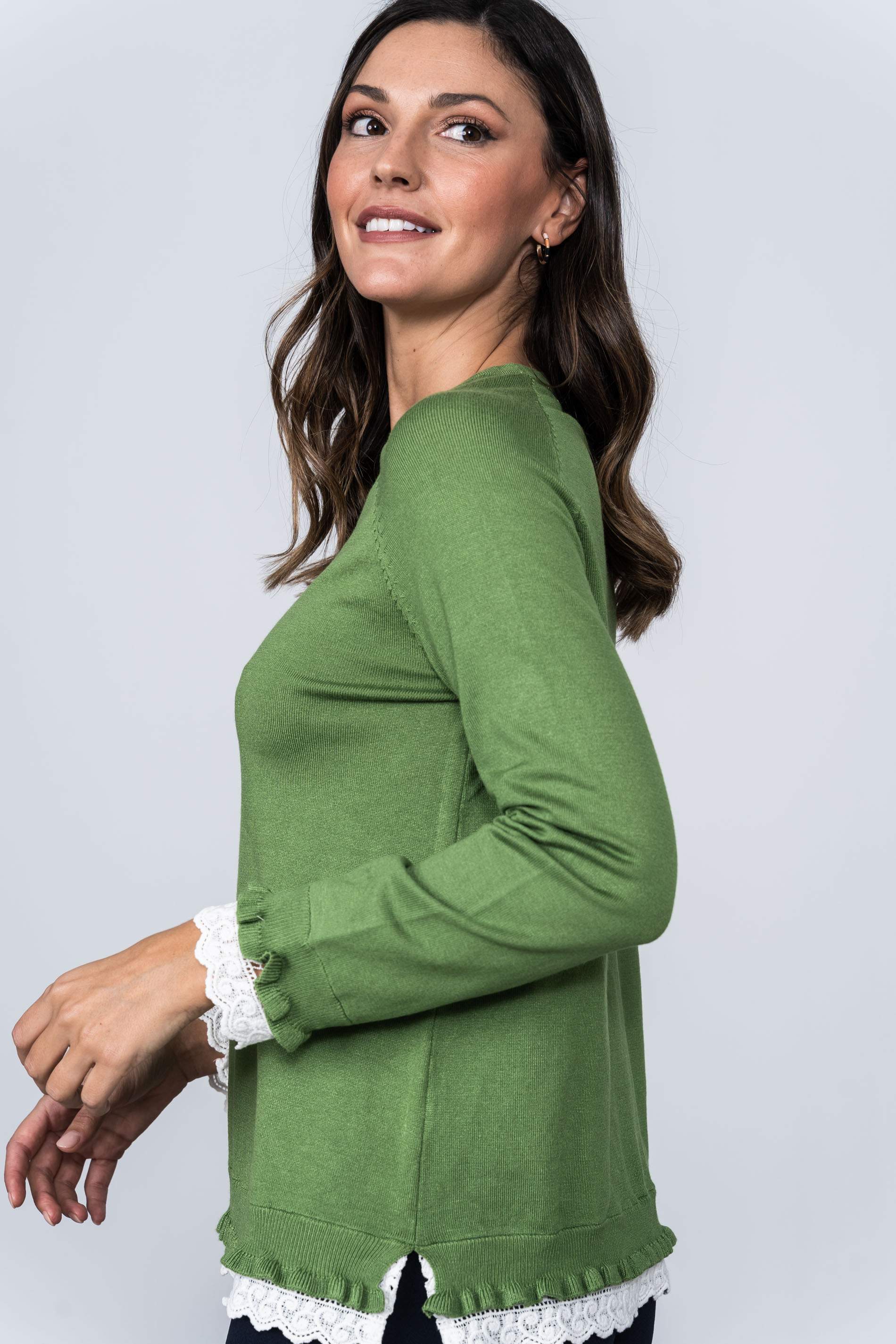 JERSEY DETALLE BLONDA OLIVA