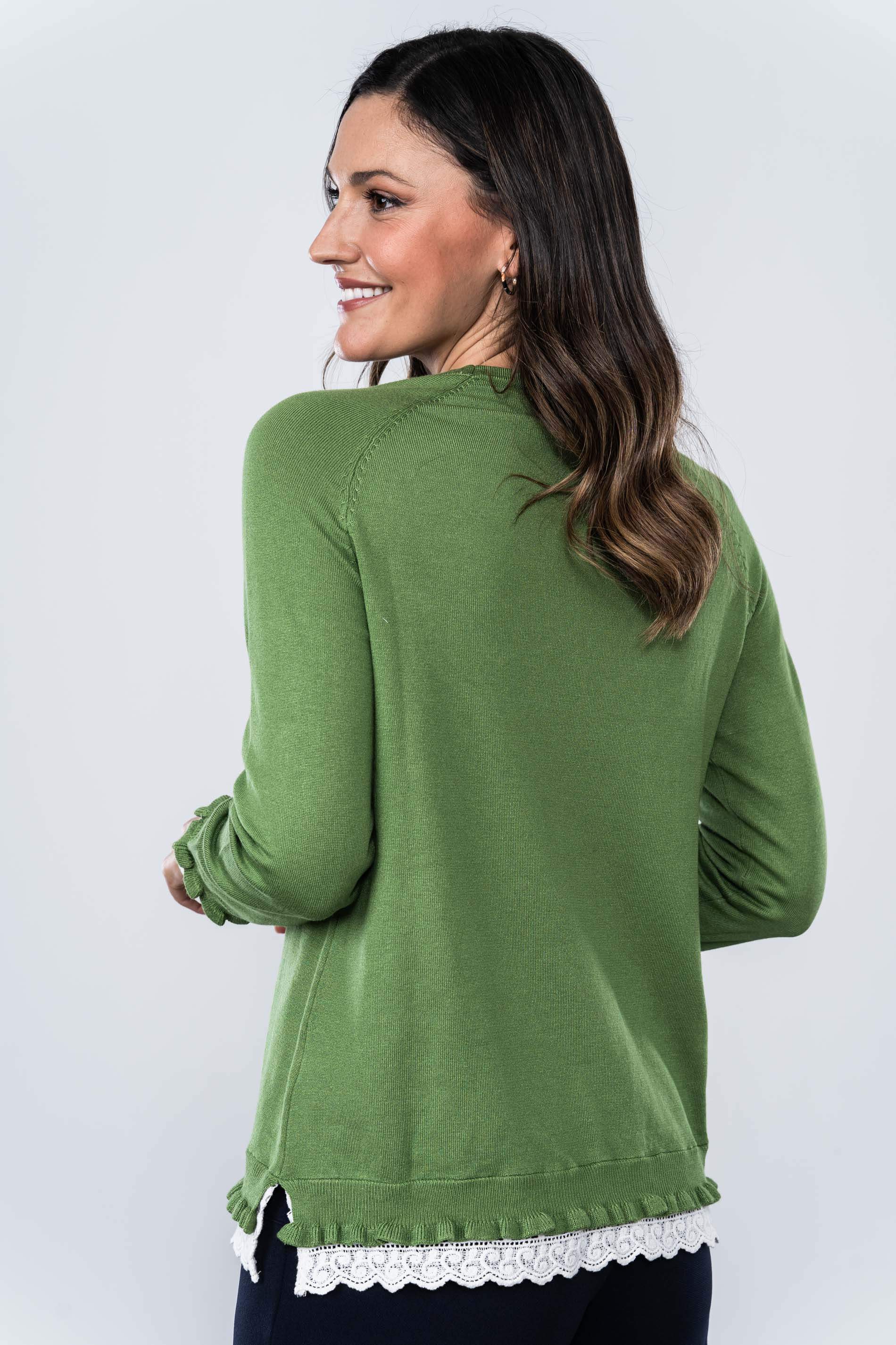 JERSEY DETALLE BLONDA OLIVA