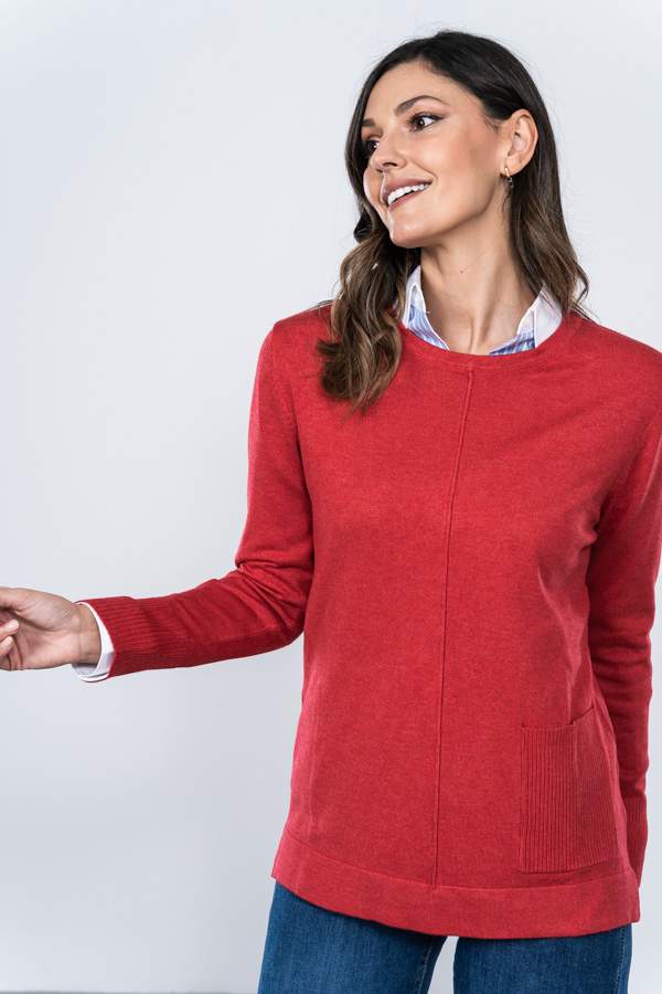 JERSEY DETALLE BOLSILLO ROJO 