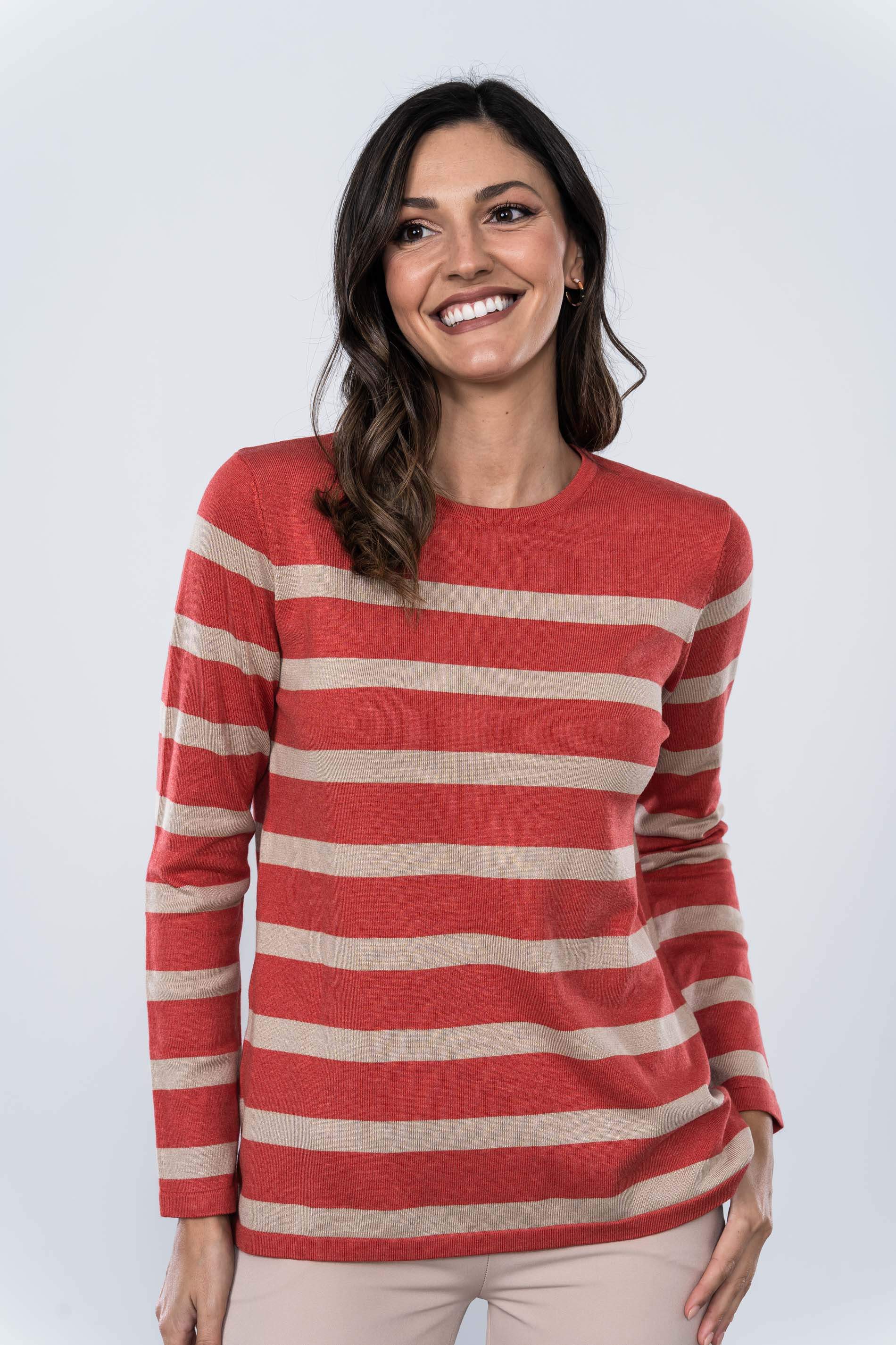 JERSEY C CAJA RAYAS CORAL