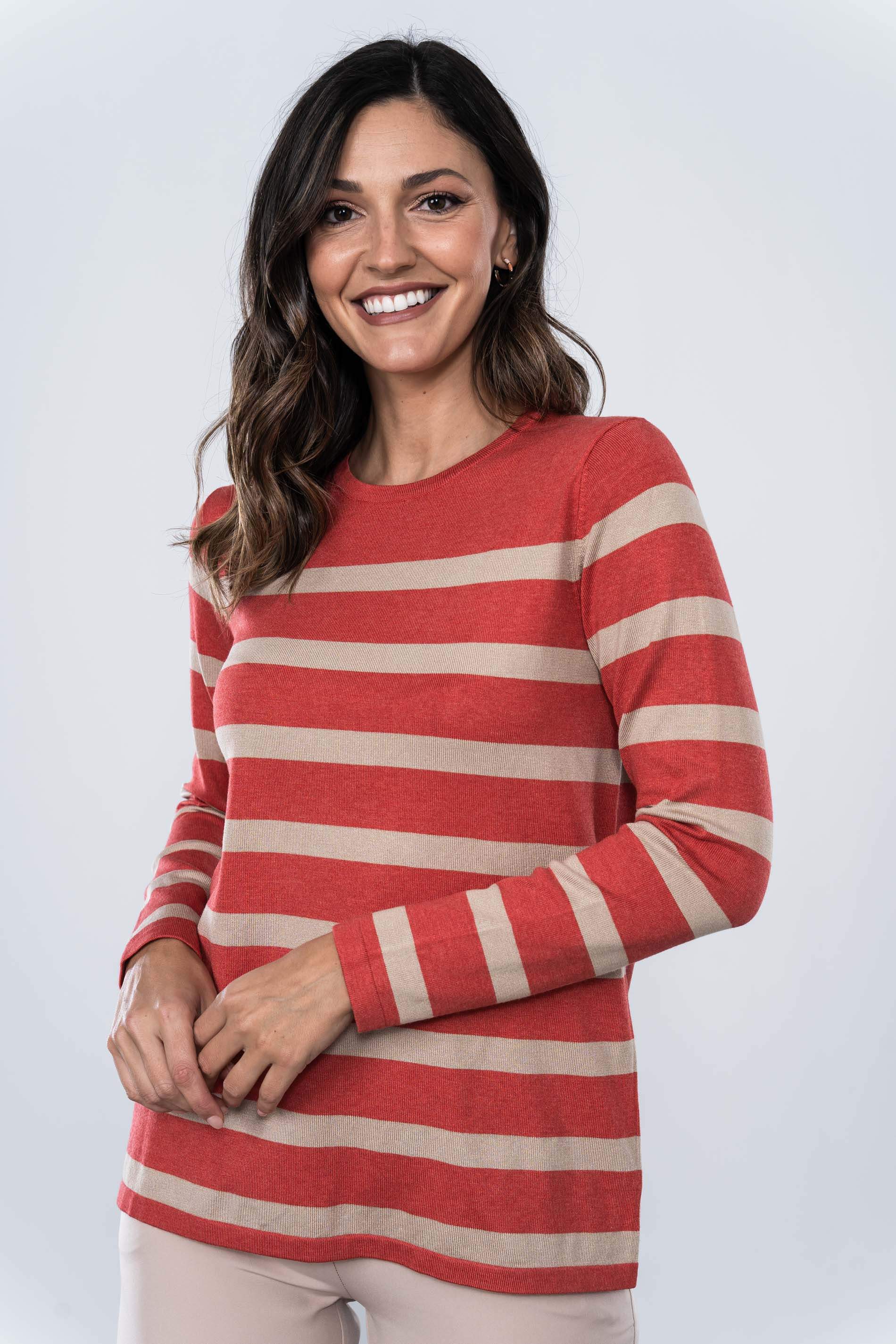 JERSEY C CAJA RAYAS CORAL