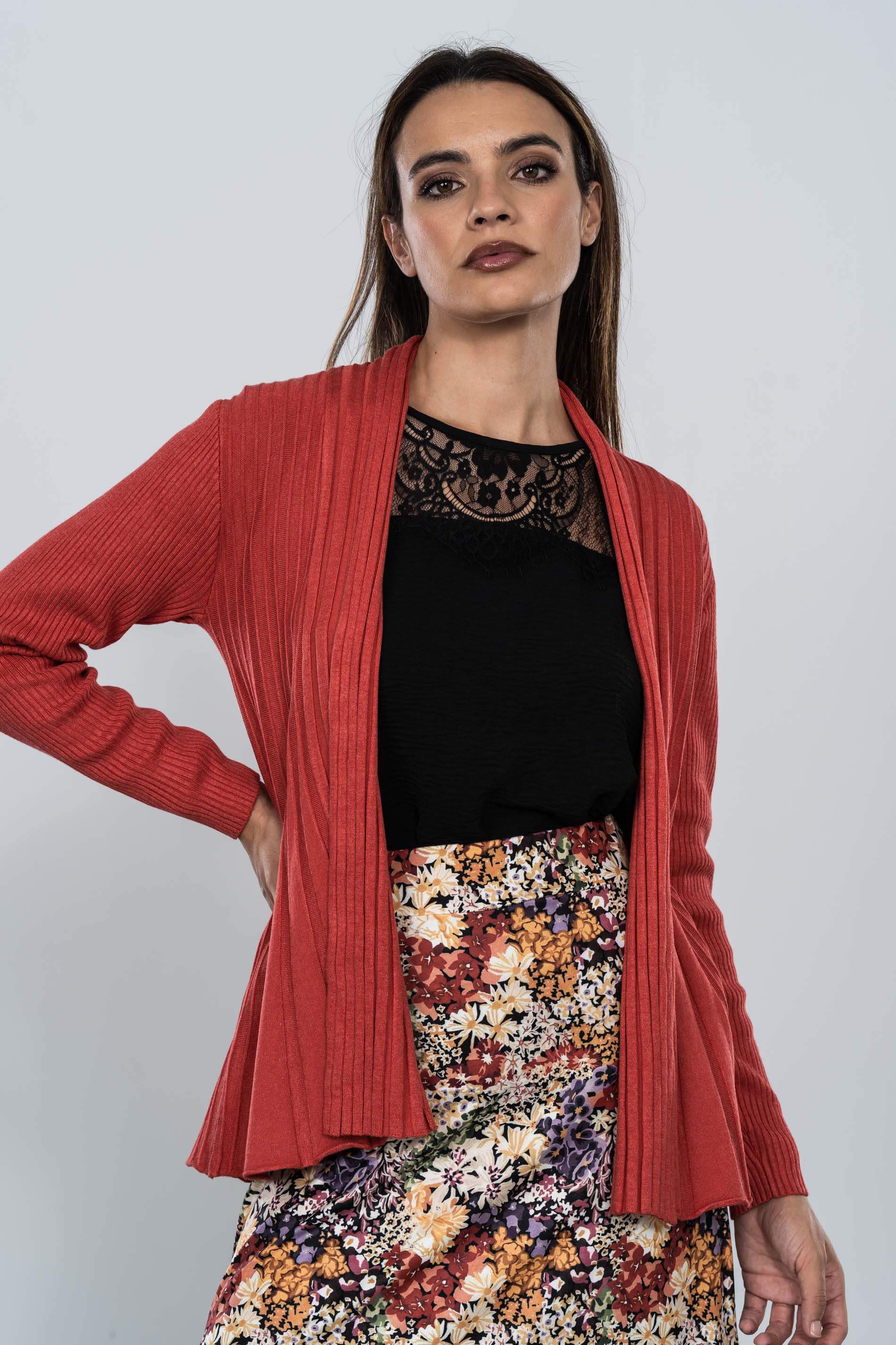 CARDIGAN CANALE DIBUJO CORAL