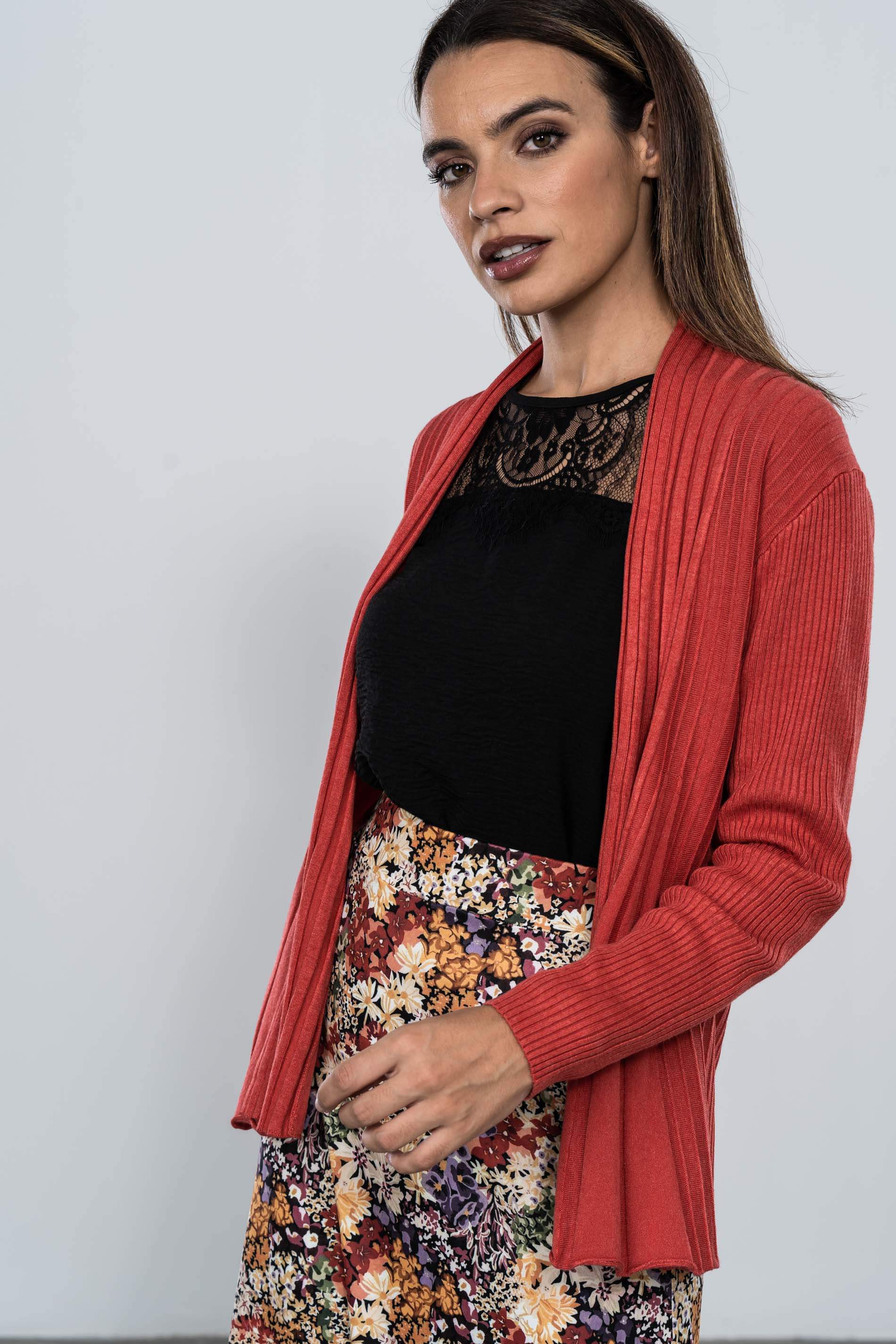 CARDIGAN CANALE DIBUJO CORAL