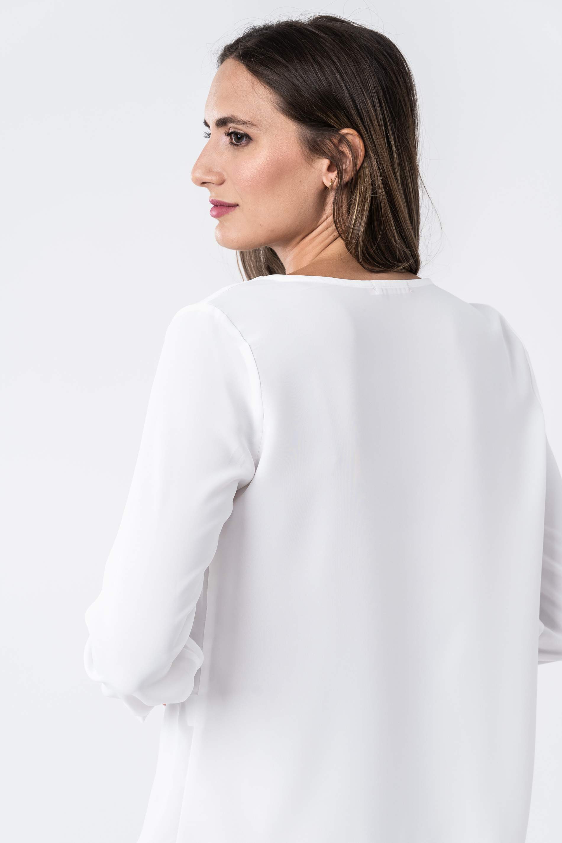 BLUSA MANGA PUÑO CRUDO