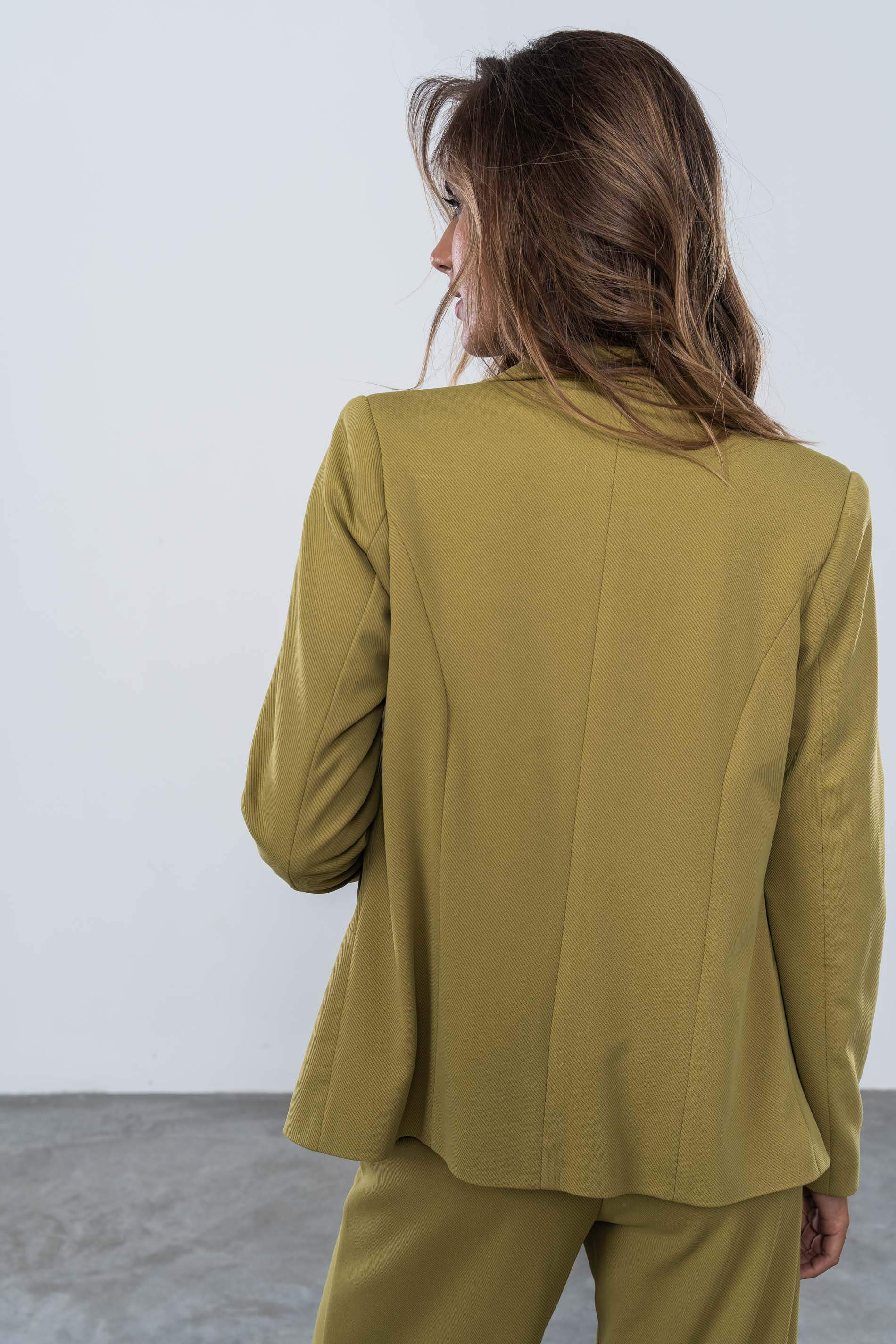 AMERICANA DOBLE BOTON OLIVA