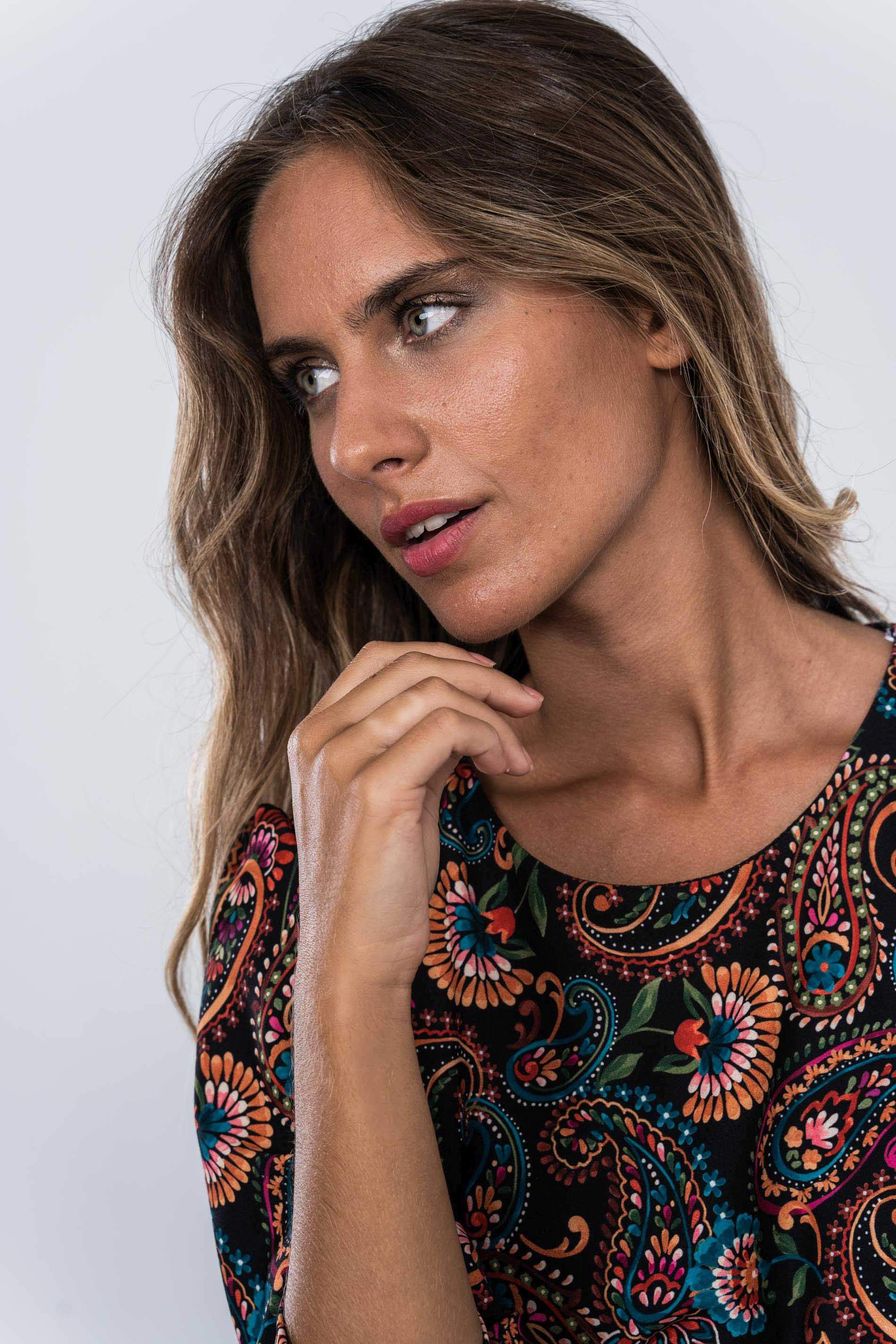 VESTIDO CACHIMERE RECTO