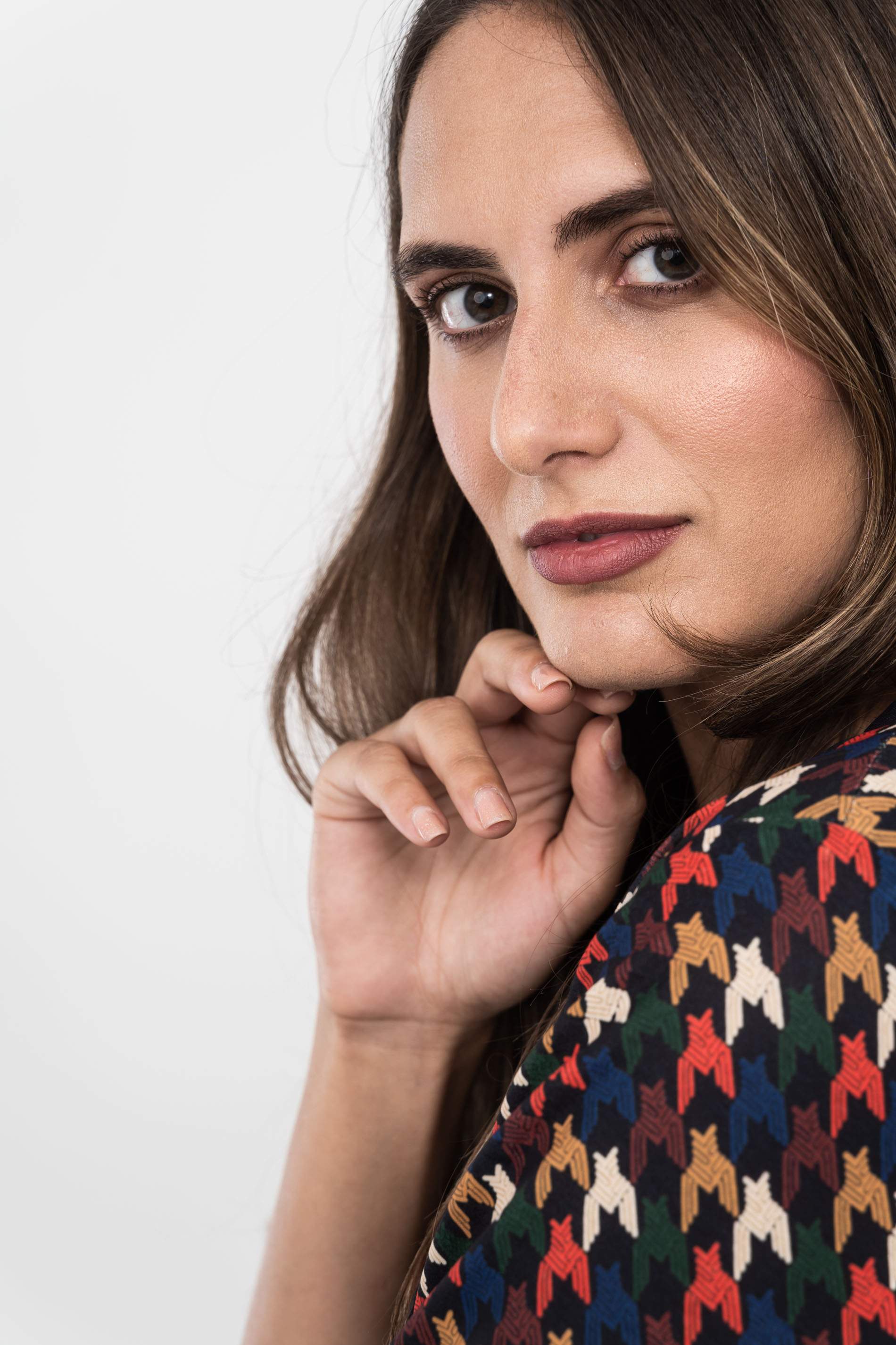 VESTIDO PATA DE GALLO COLOR