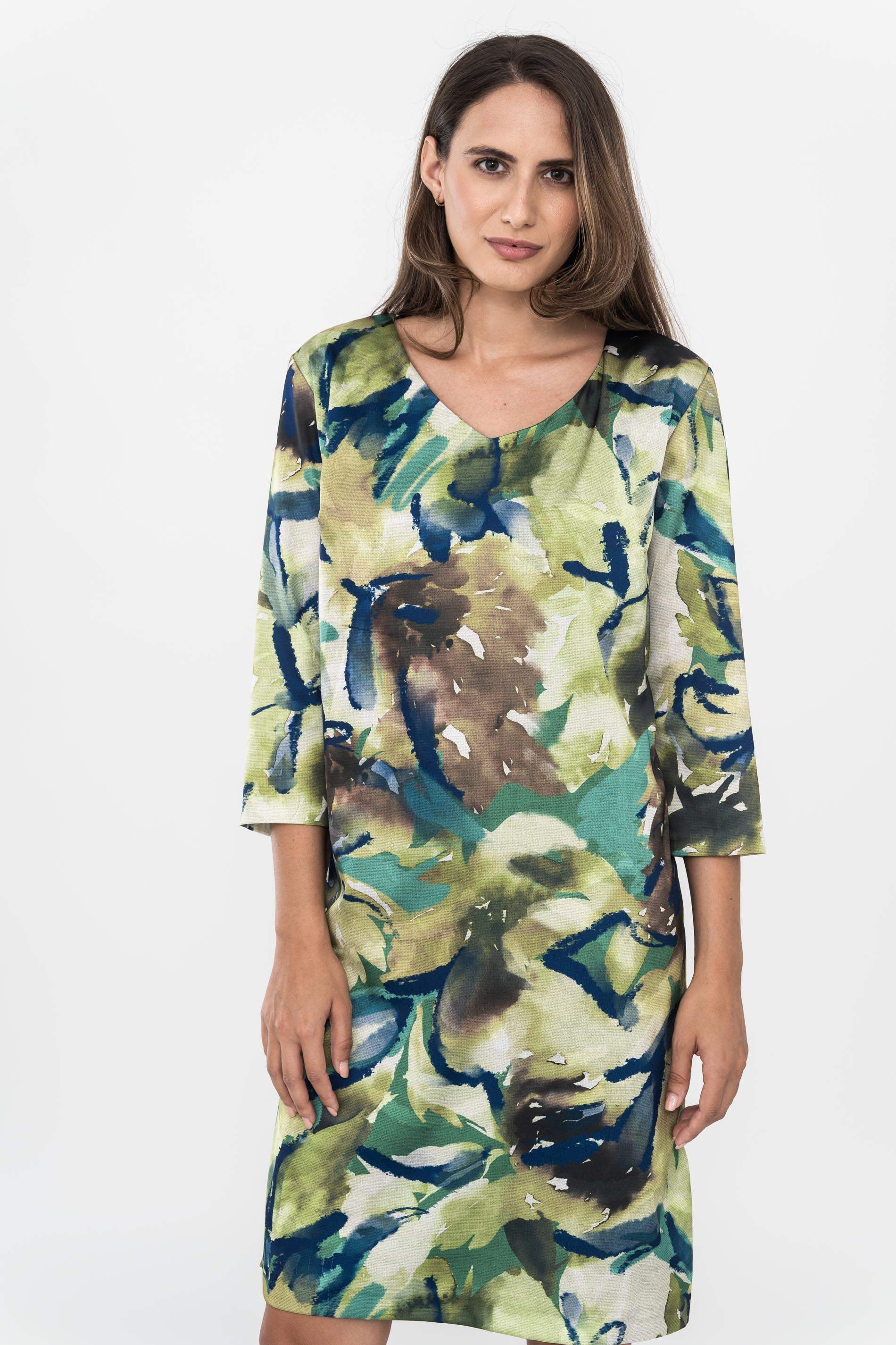 VESTIDO ESTAMPADO ABSTRACTO