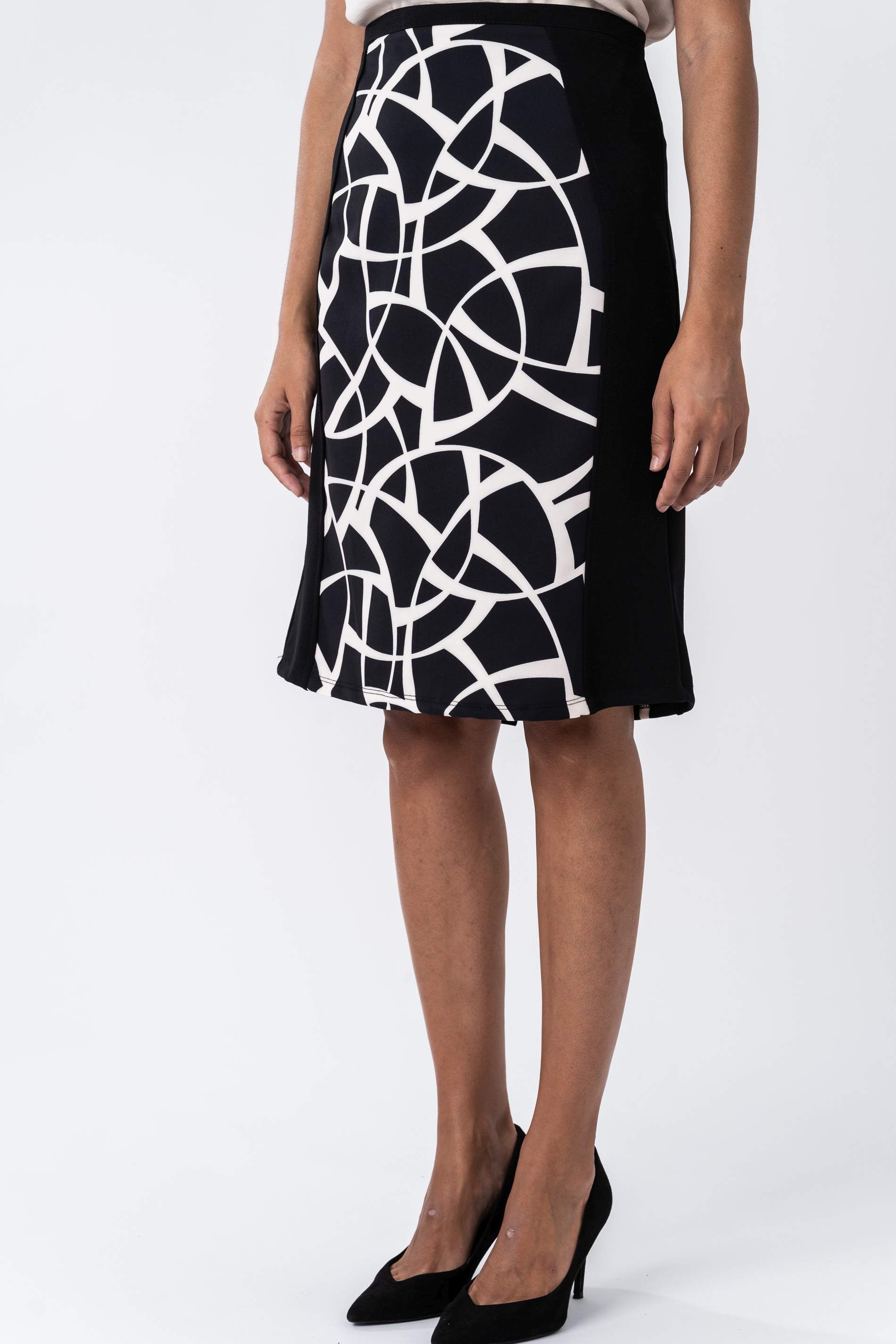 FALDA COMBINADA RECTA