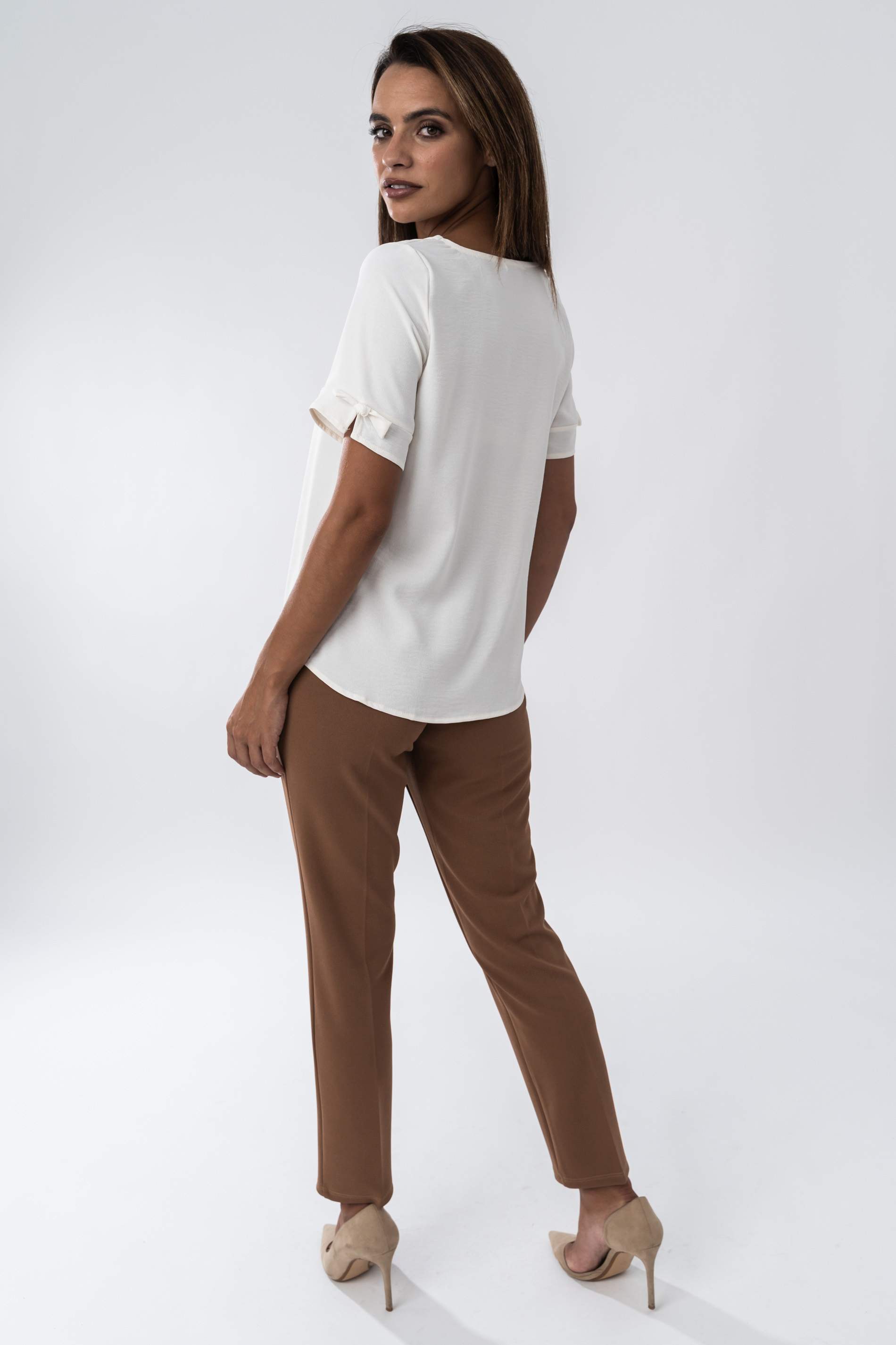 PANTALON CINTURA ELASTICA CAMEL