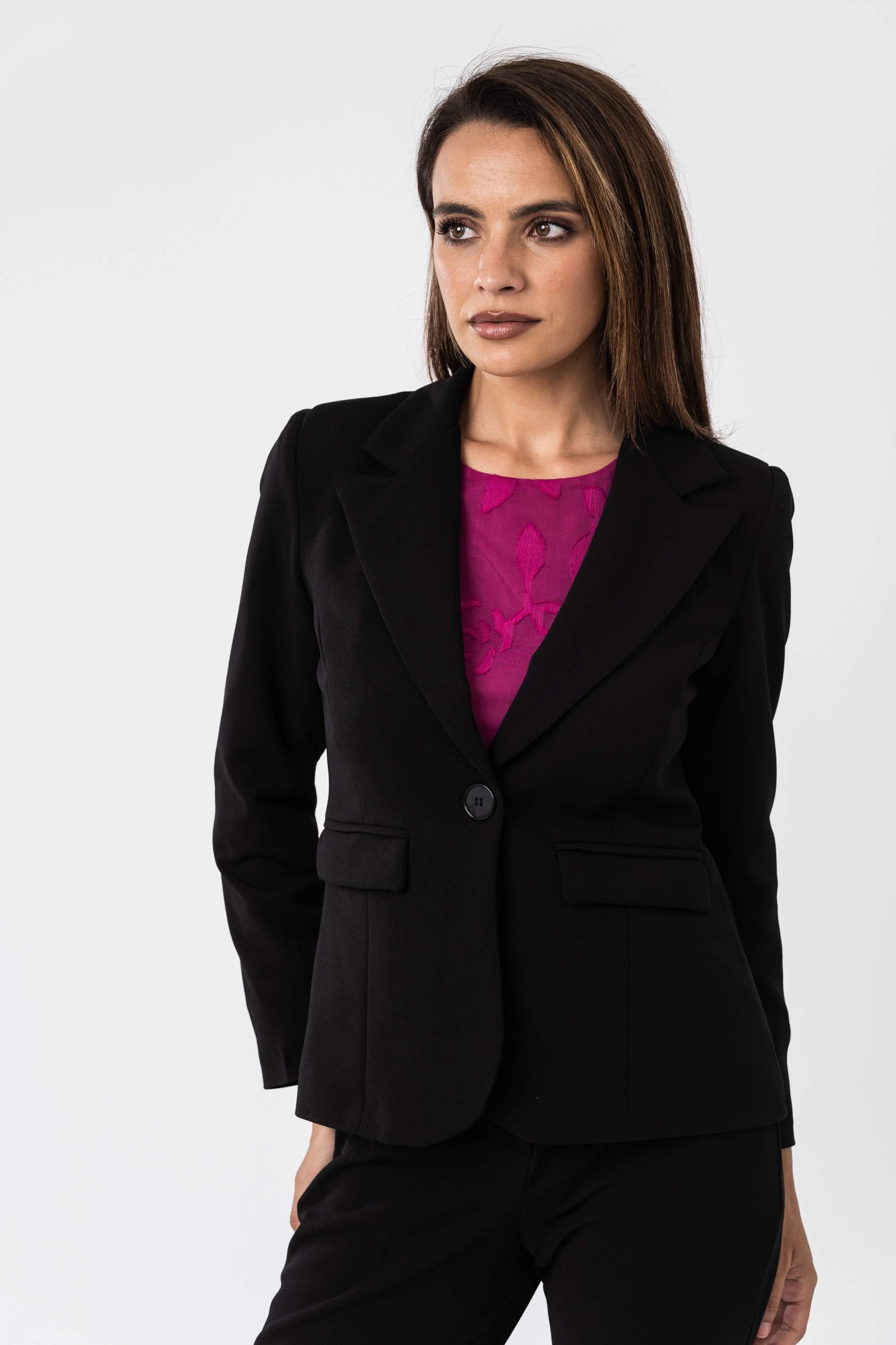 AMERICANA 1 BOTON NEGRO