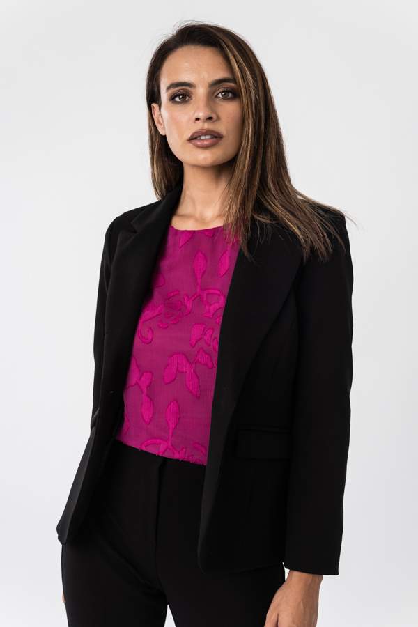 AMERICANA 1 BOTON NEGRO