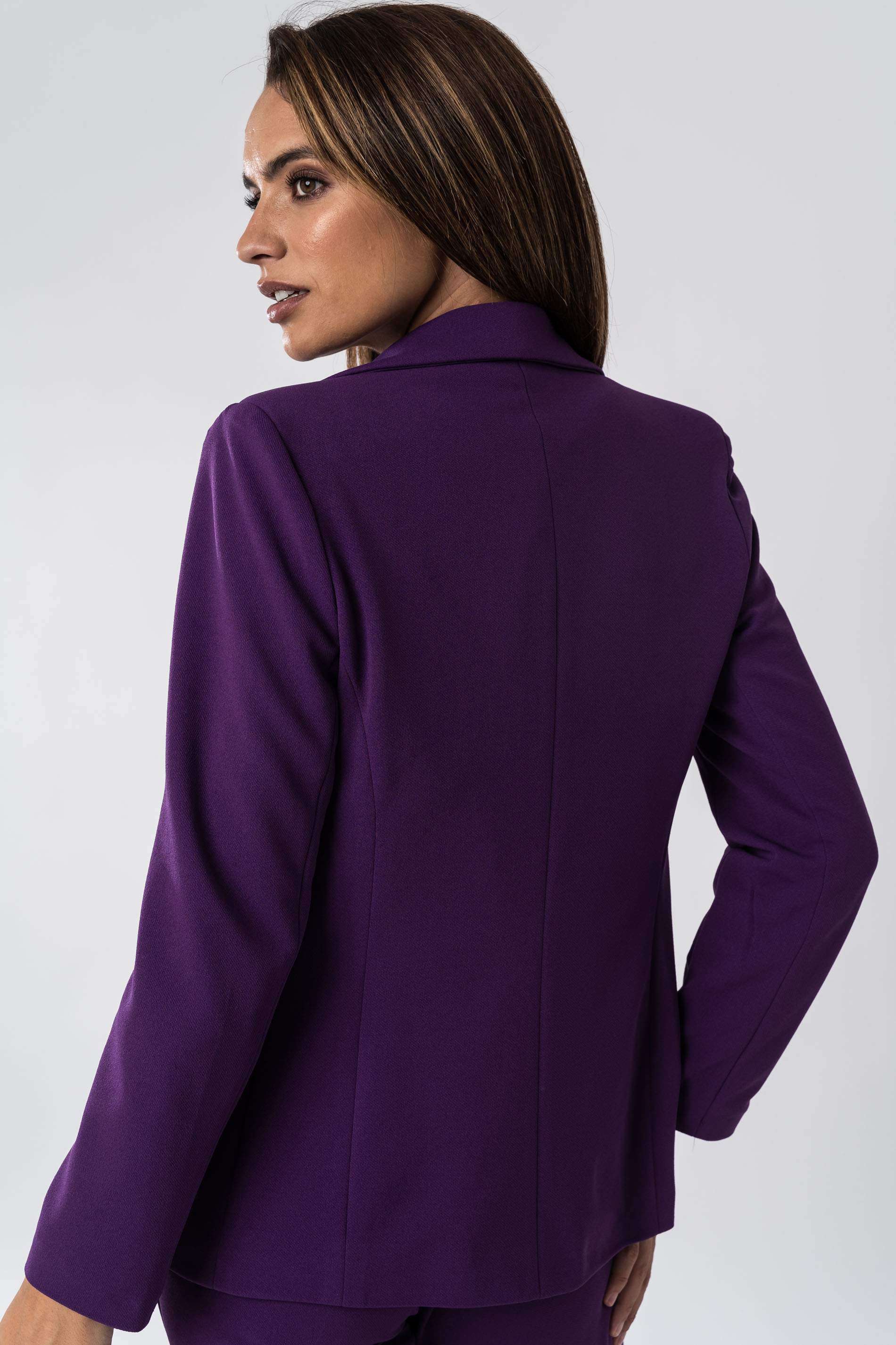 AMERICANA 1 BOTON MORADO