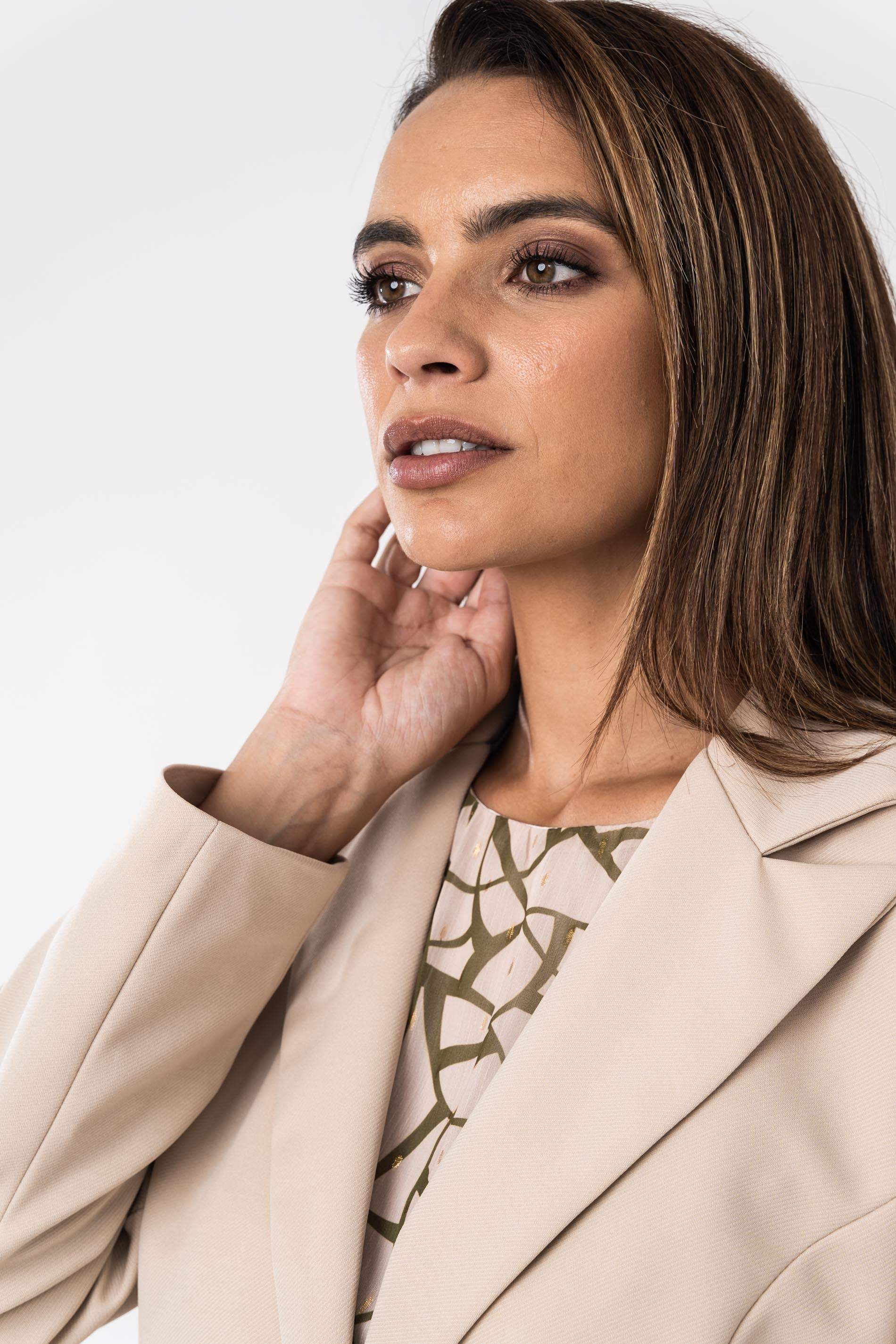 AMERICANA 1 BOTON BEIGE