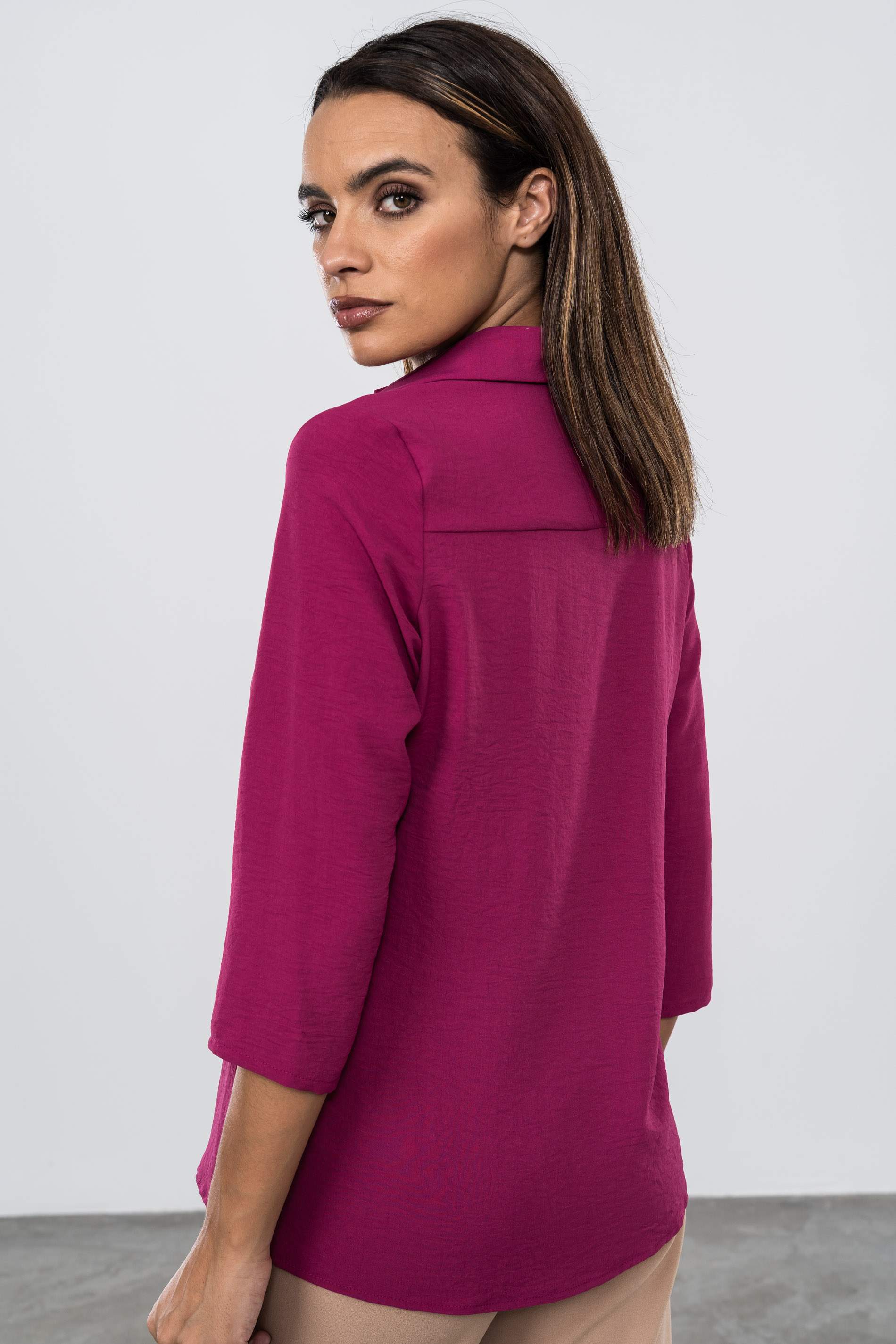 BLUSA BOTONES TABLA FRESA