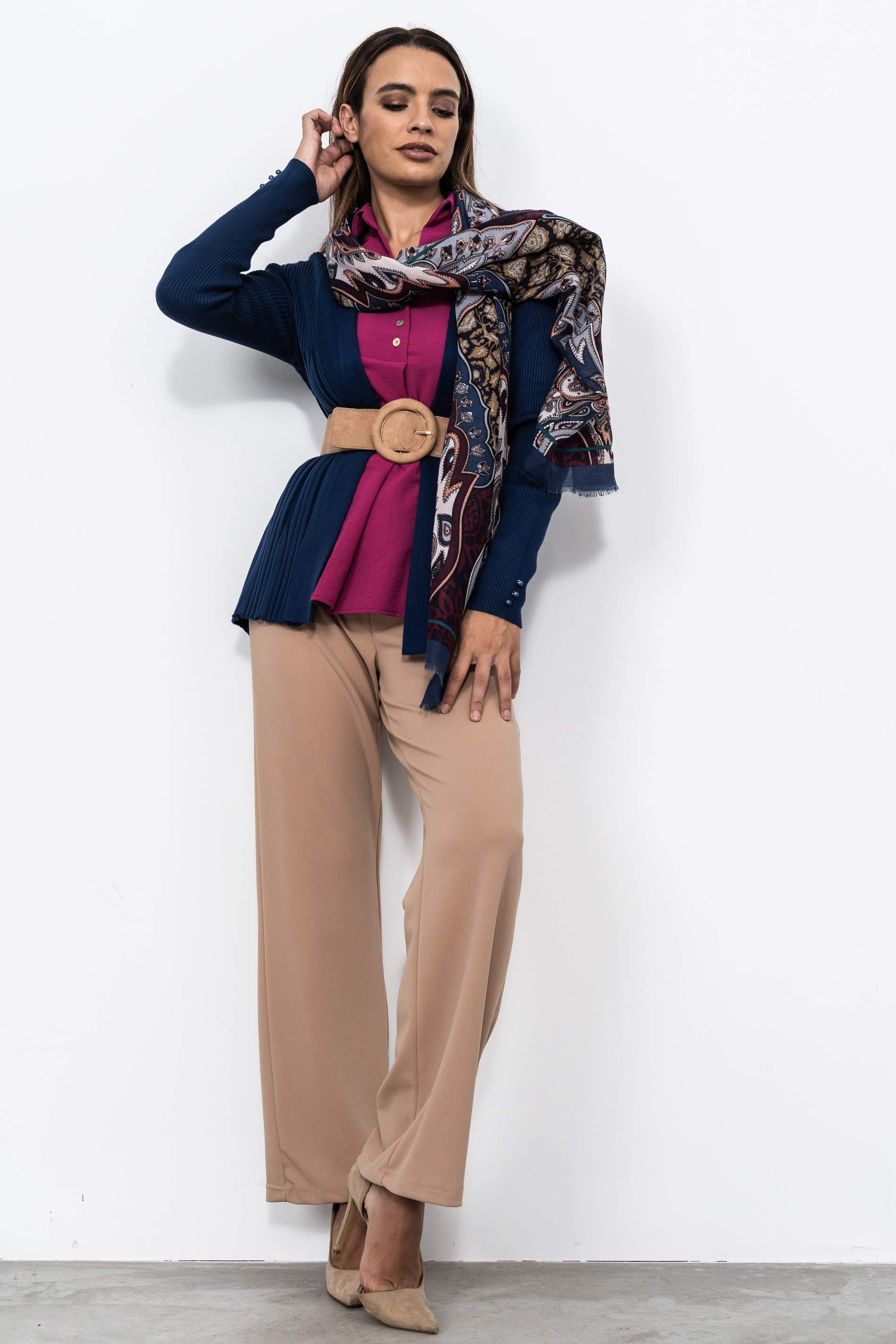 BLUSA BOTONES TABLA FRESA