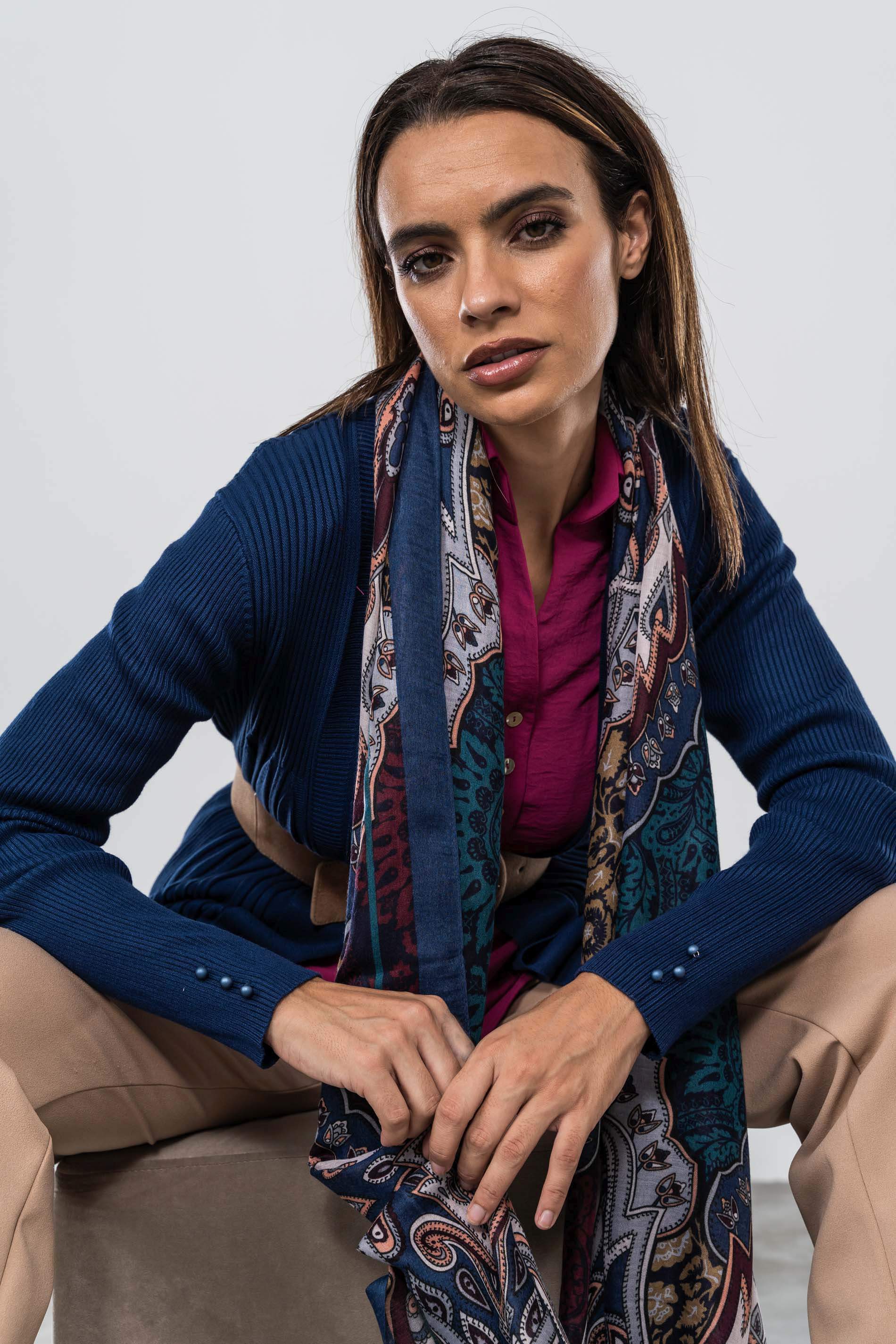 BLUSA BOTONES TABLA FRESA