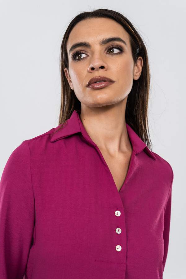 BLUSA BOTONES TABLA FRESA