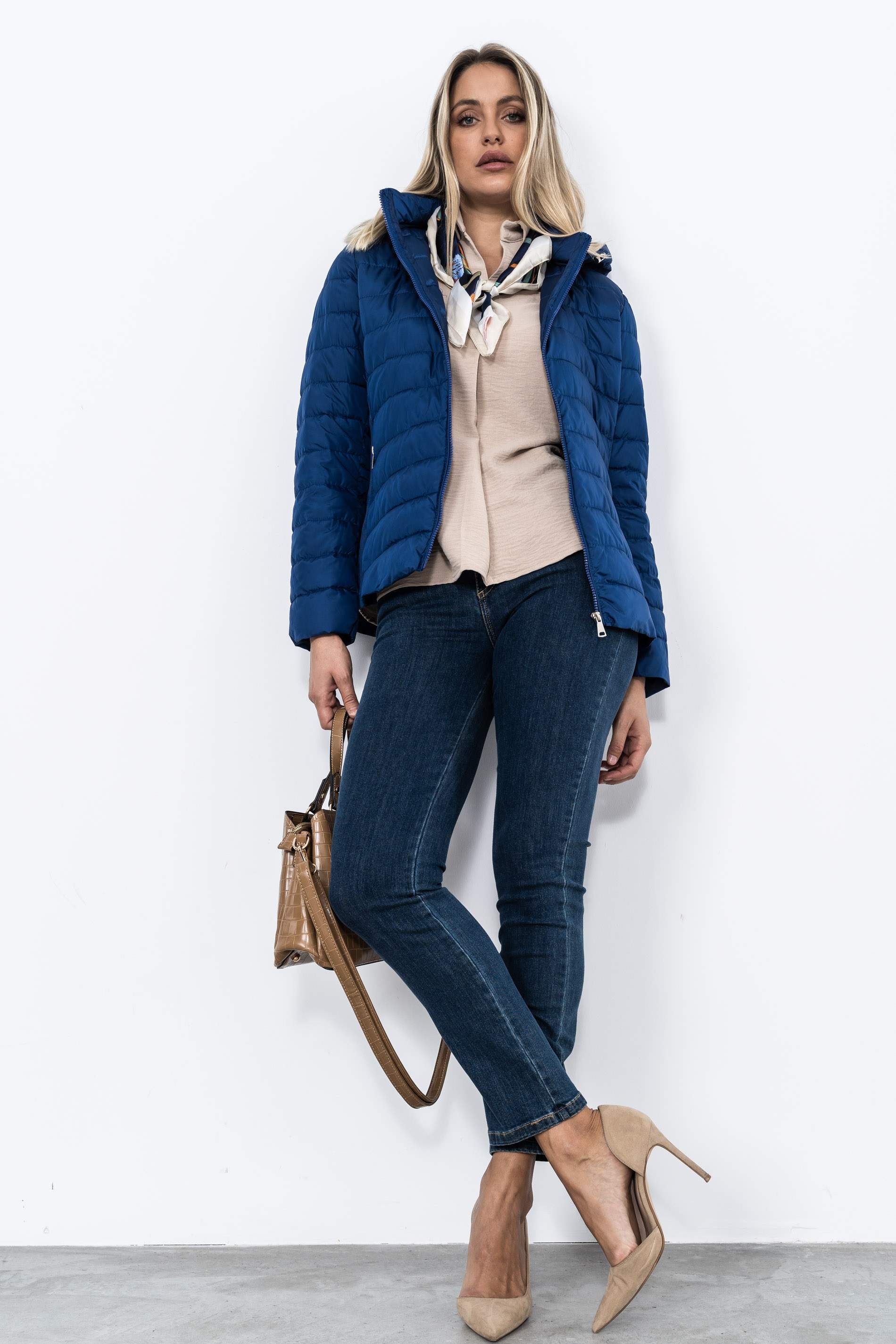 BLUSA BOTONES TABLA BEIGE