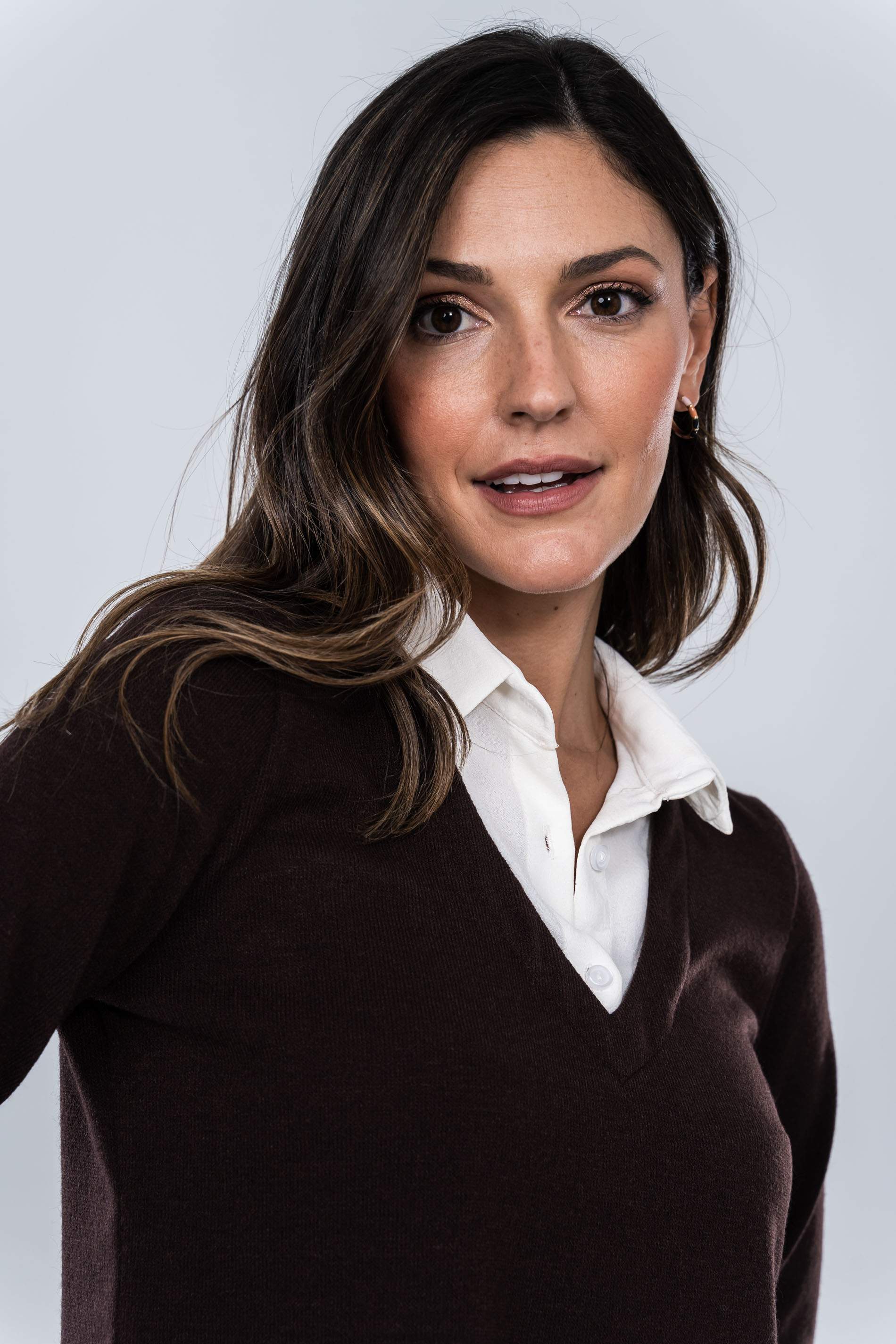 JERSEY COMBINADO CAMISERO MARRON