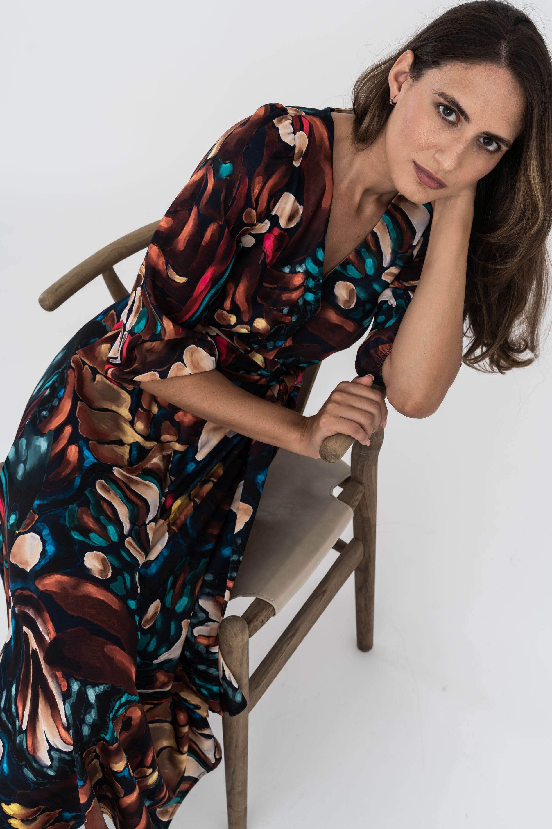 VESTIDO VUELO CINTURON