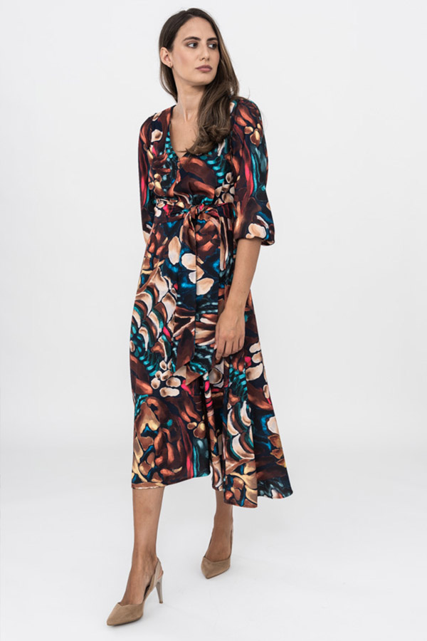 VESTIDO VUELO CINTURON