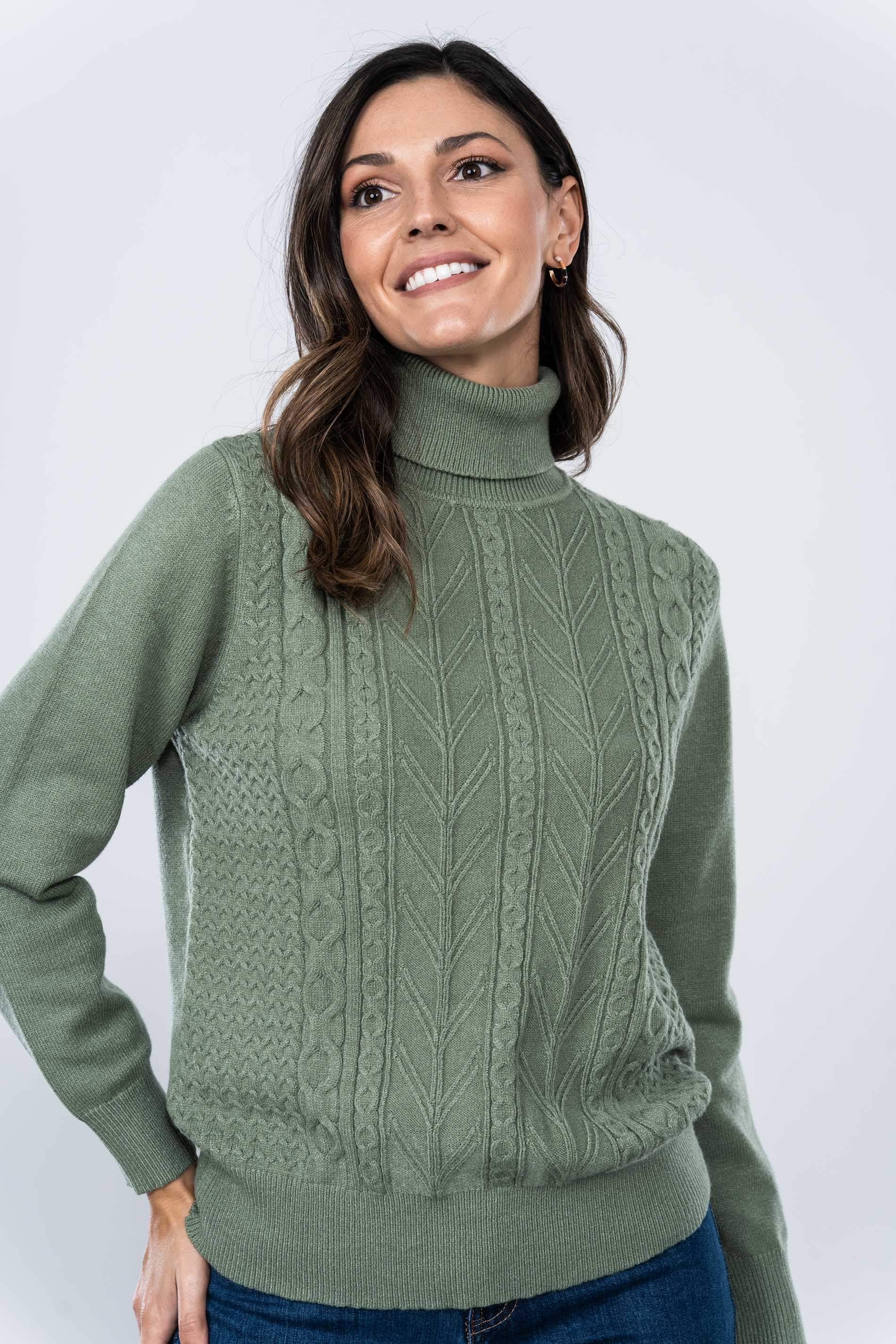 JERSEY CUELLO CISNE OCHOS VERDE