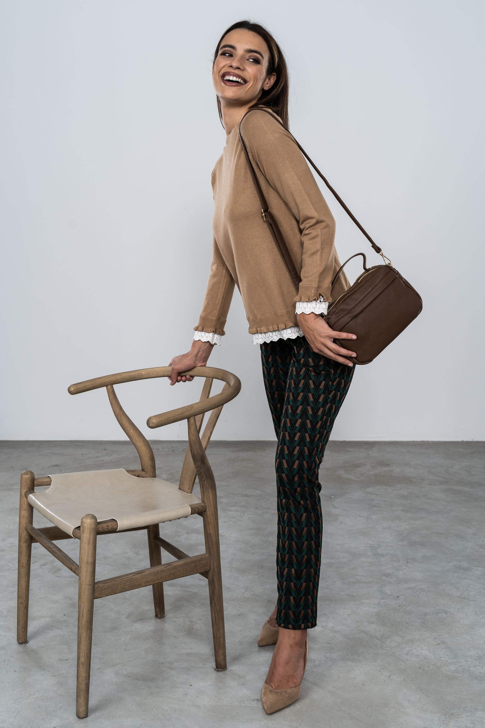 PANTALON PUNTO JACQUARD