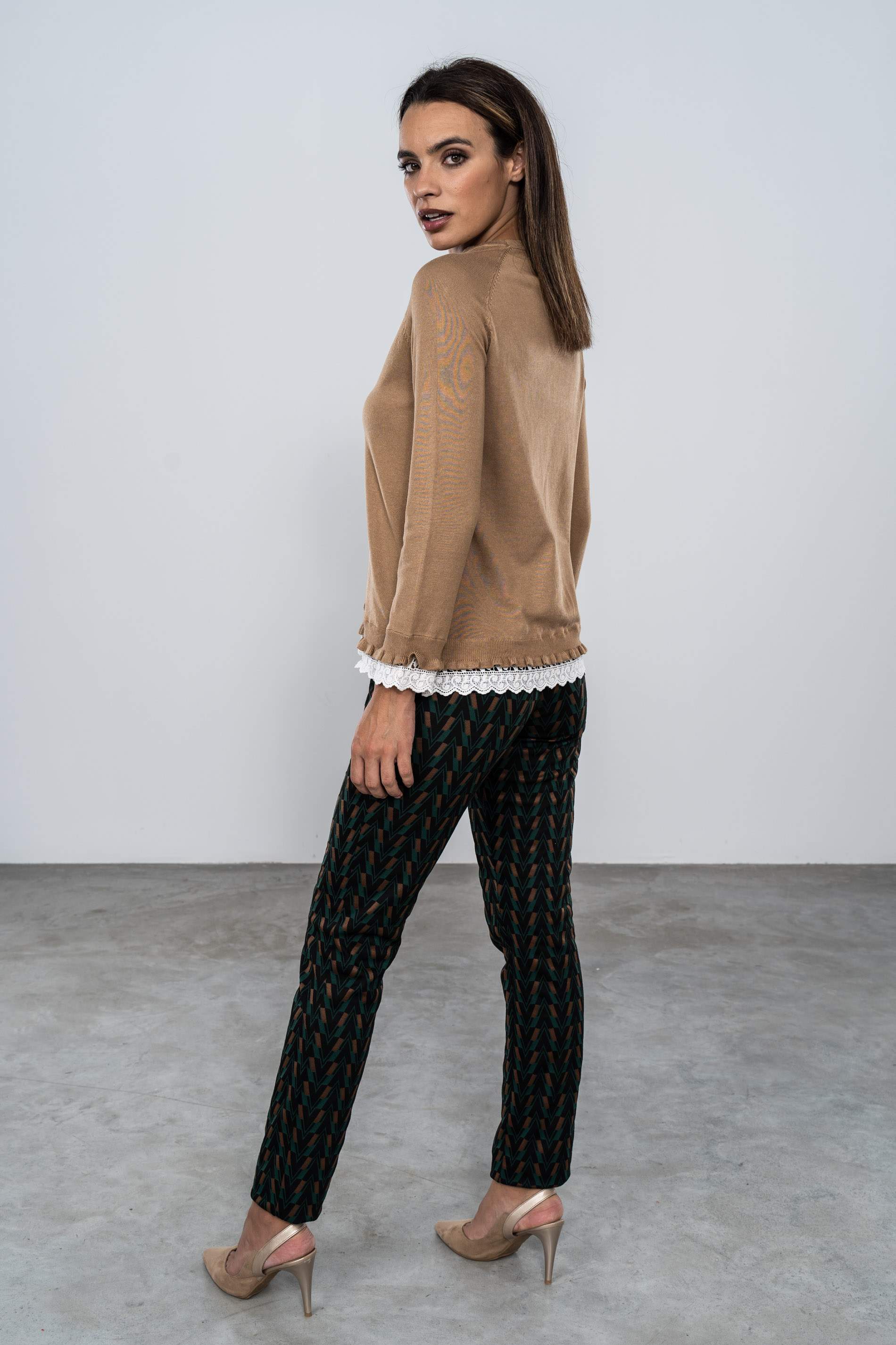 PANTALON PUNTO JACQUARD