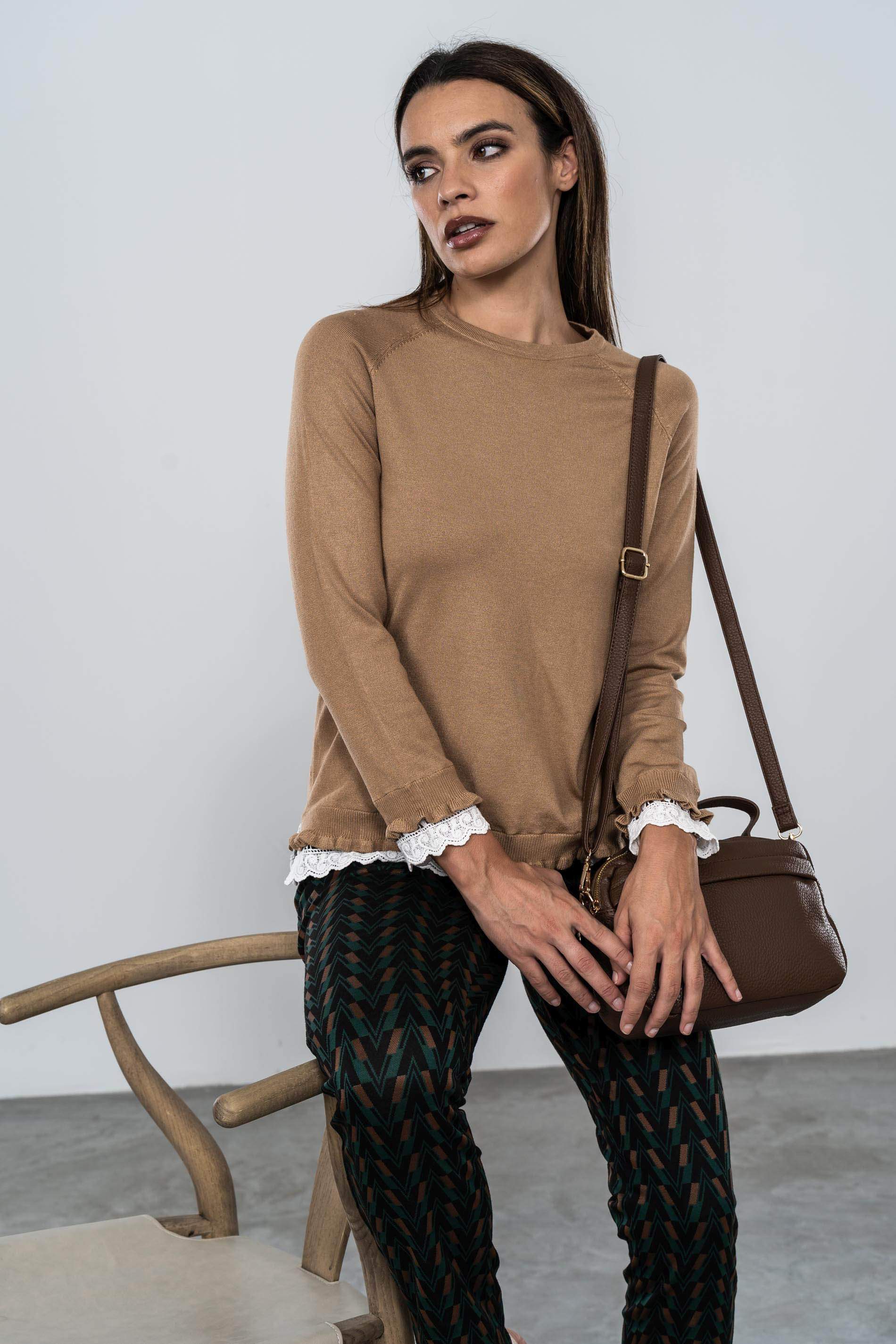 PANTALON PUNTO JACQUARD