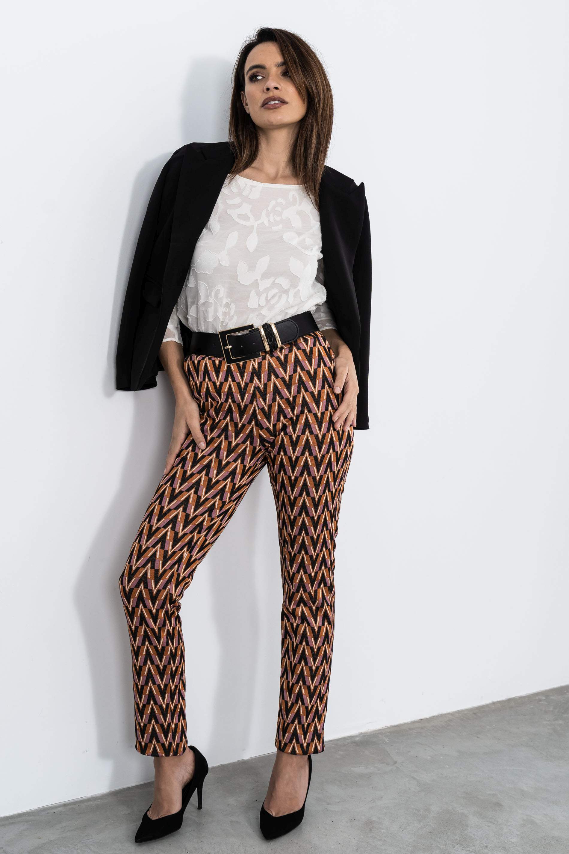PANTALON PUNTO JACQUARD