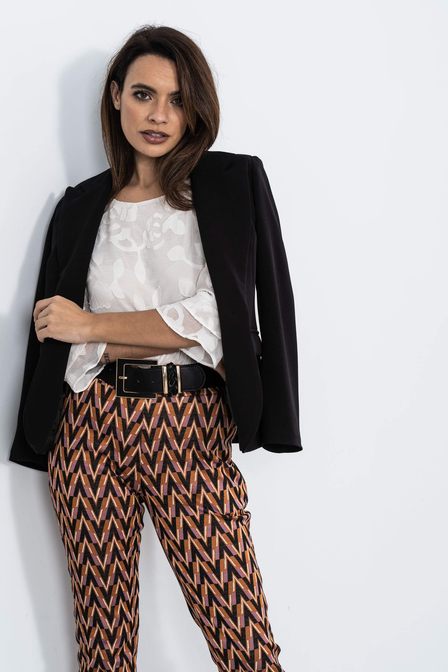 PANTALON PUNTO JACQUARD