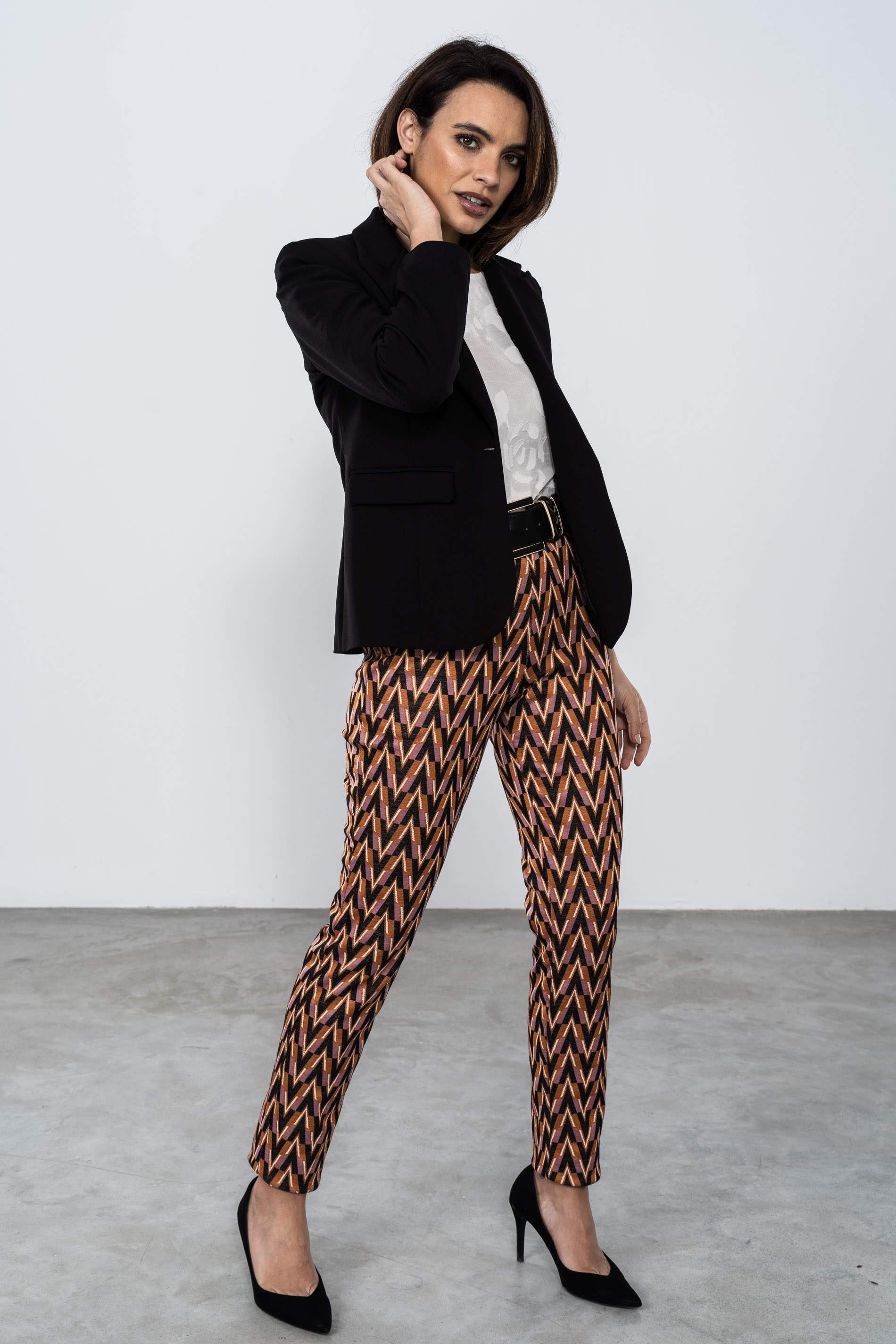 PANTALON PUNTO JACQUARD