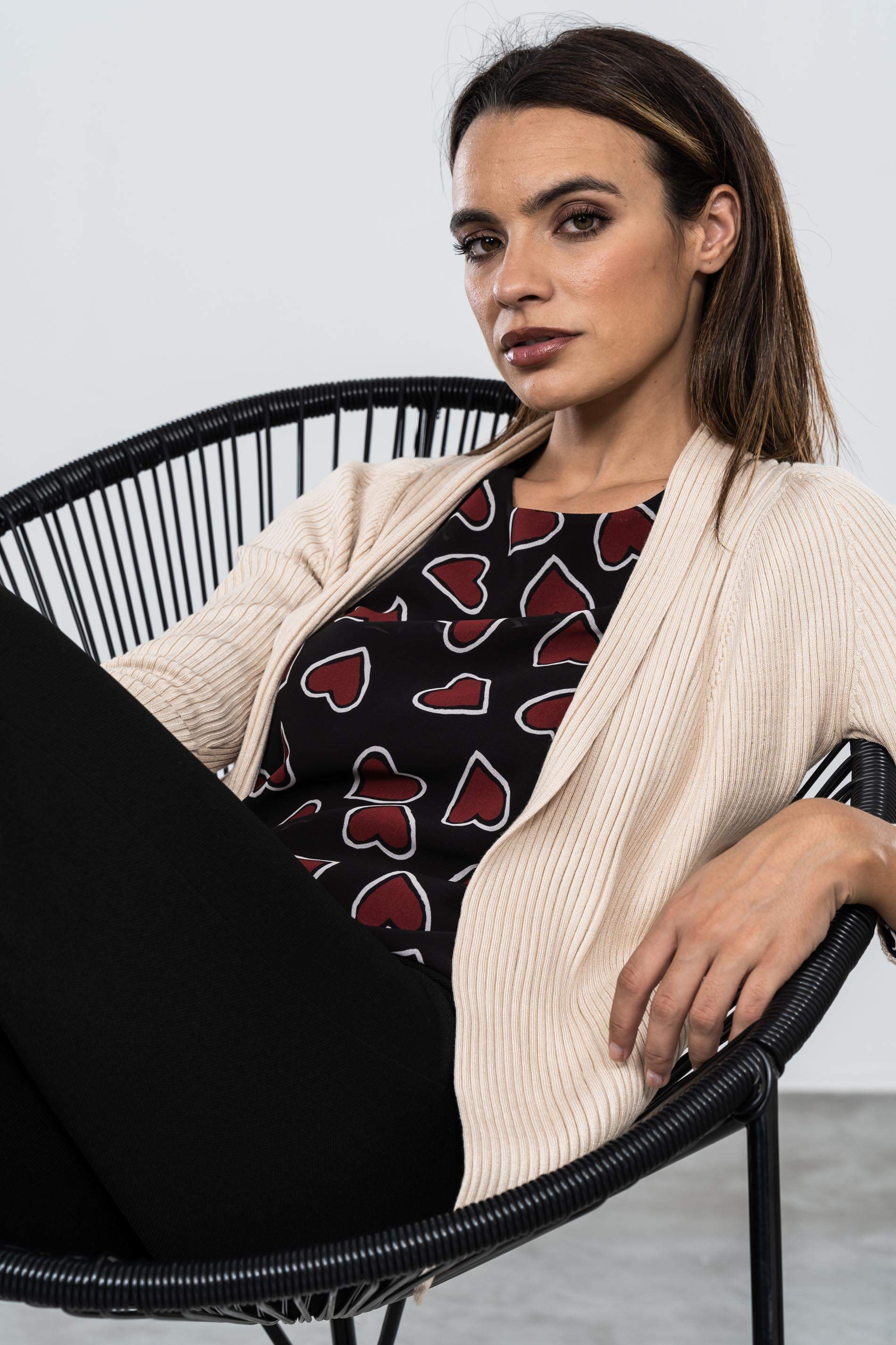 BLUSA ESTAMPADA CORAZONES 