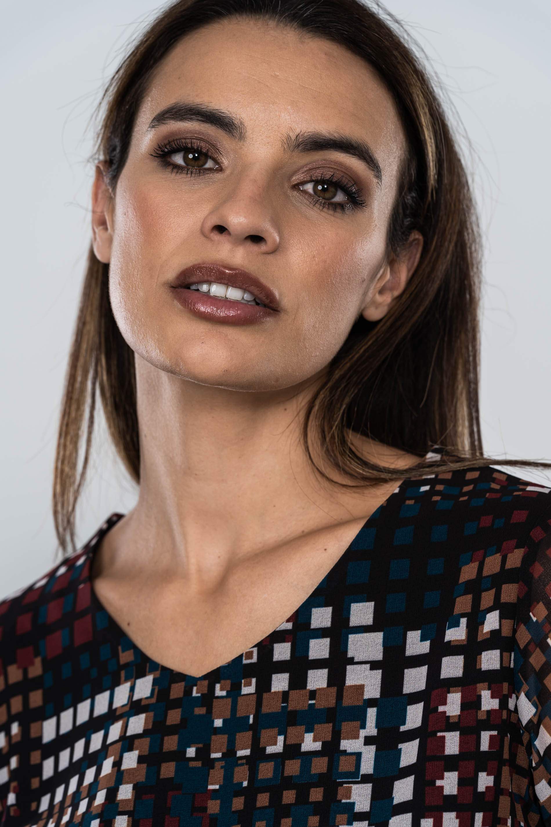 BLUSA ESTAMPADA C PICO