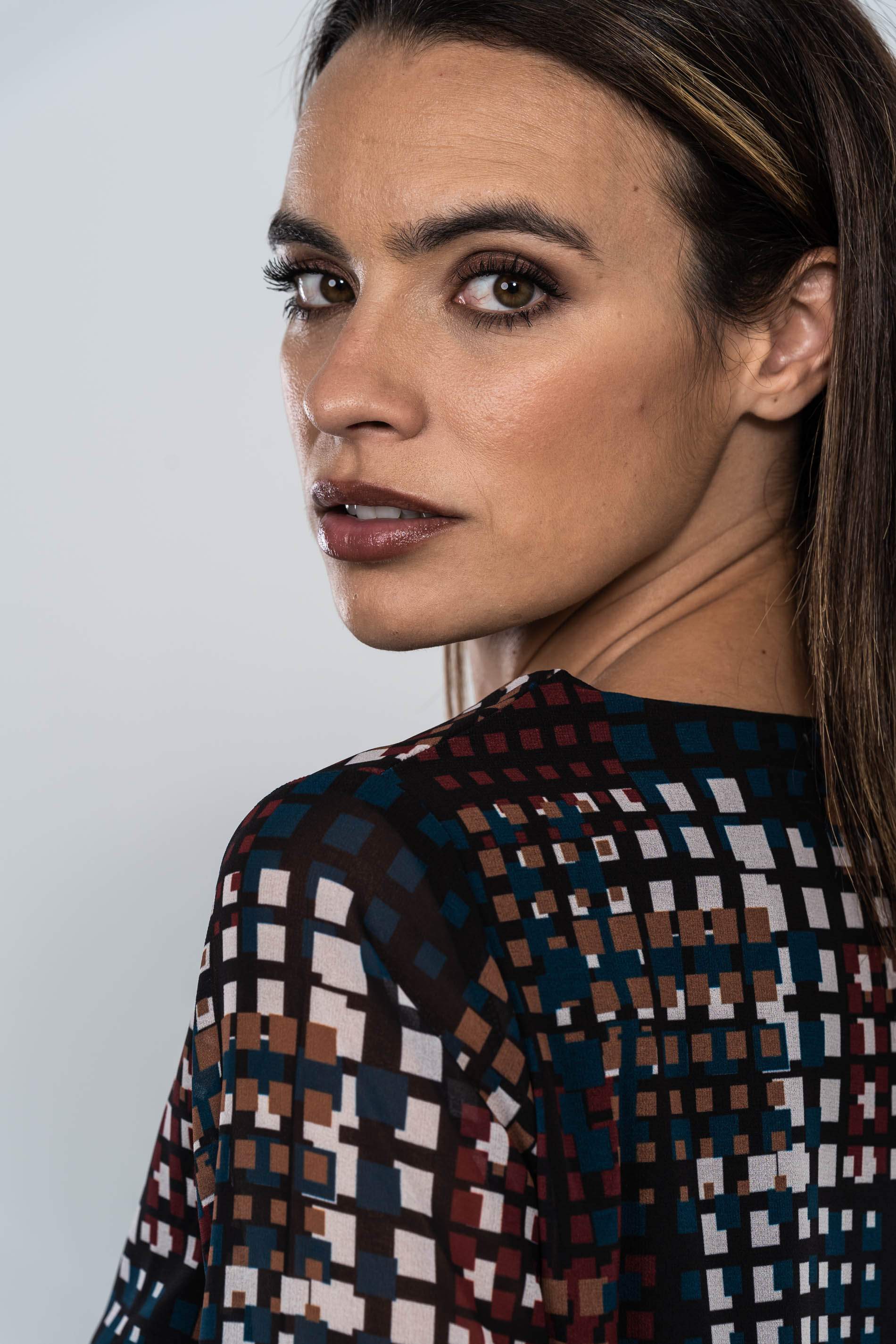 BLUSA ESTAMPADA C PICO