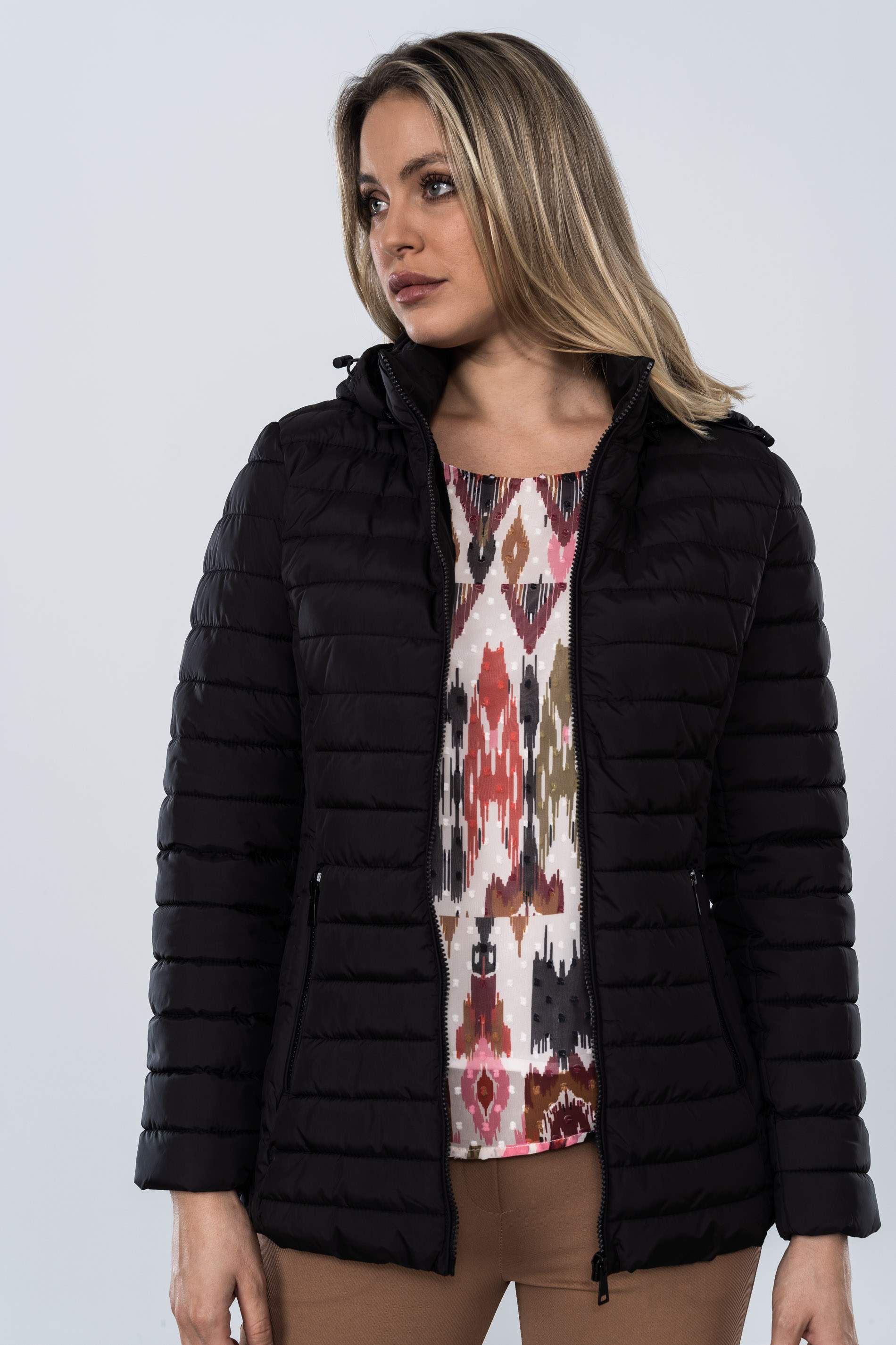 PARKA COSTADILLO NEGRO
