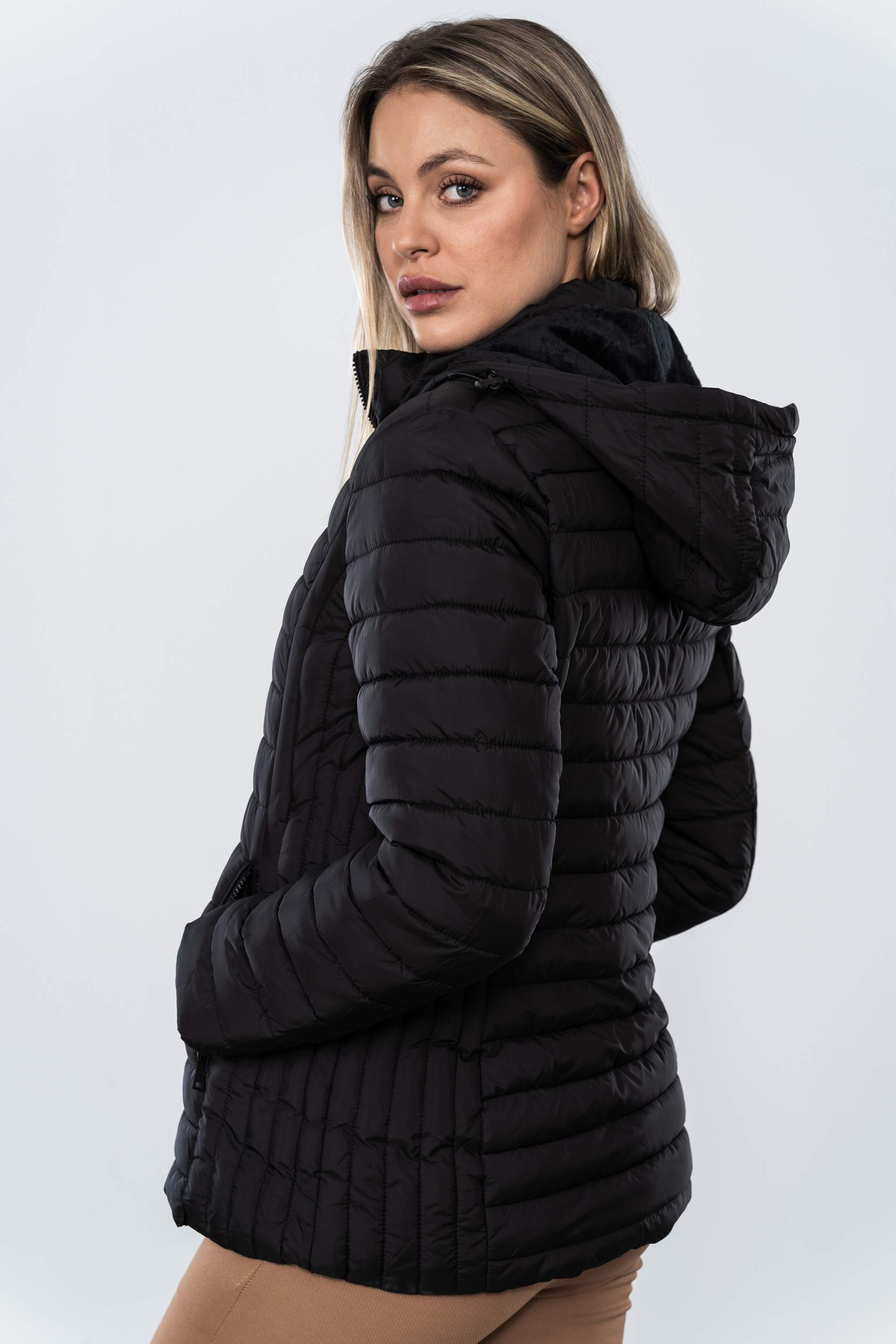 PARKA COSTADILLO NEGRO