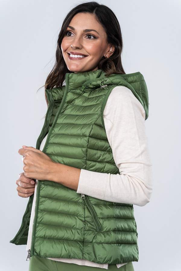 CHALECO AJUSTE CINTURA VERDE