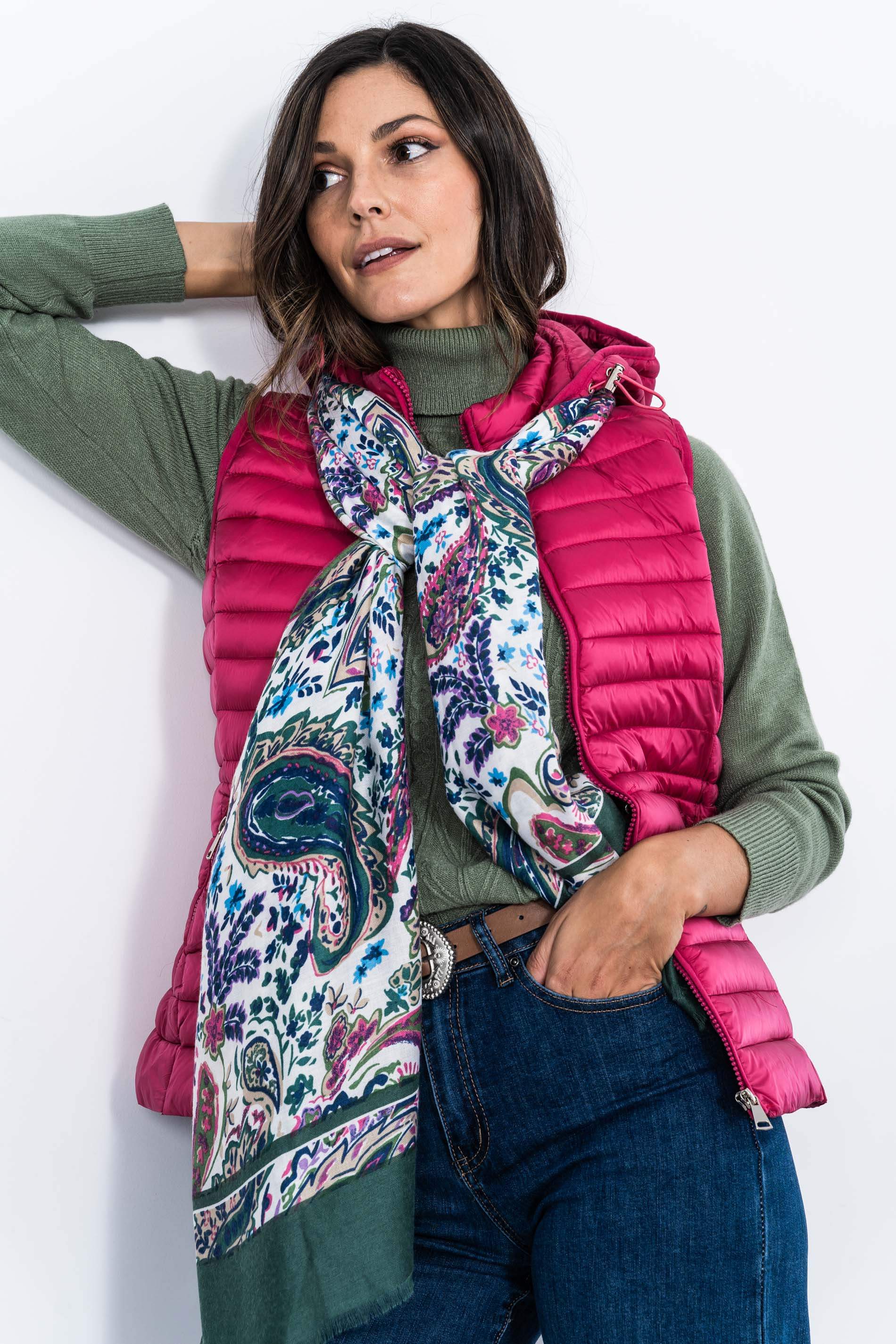 CHALECO AJUSTE CINTURA FUCSIA