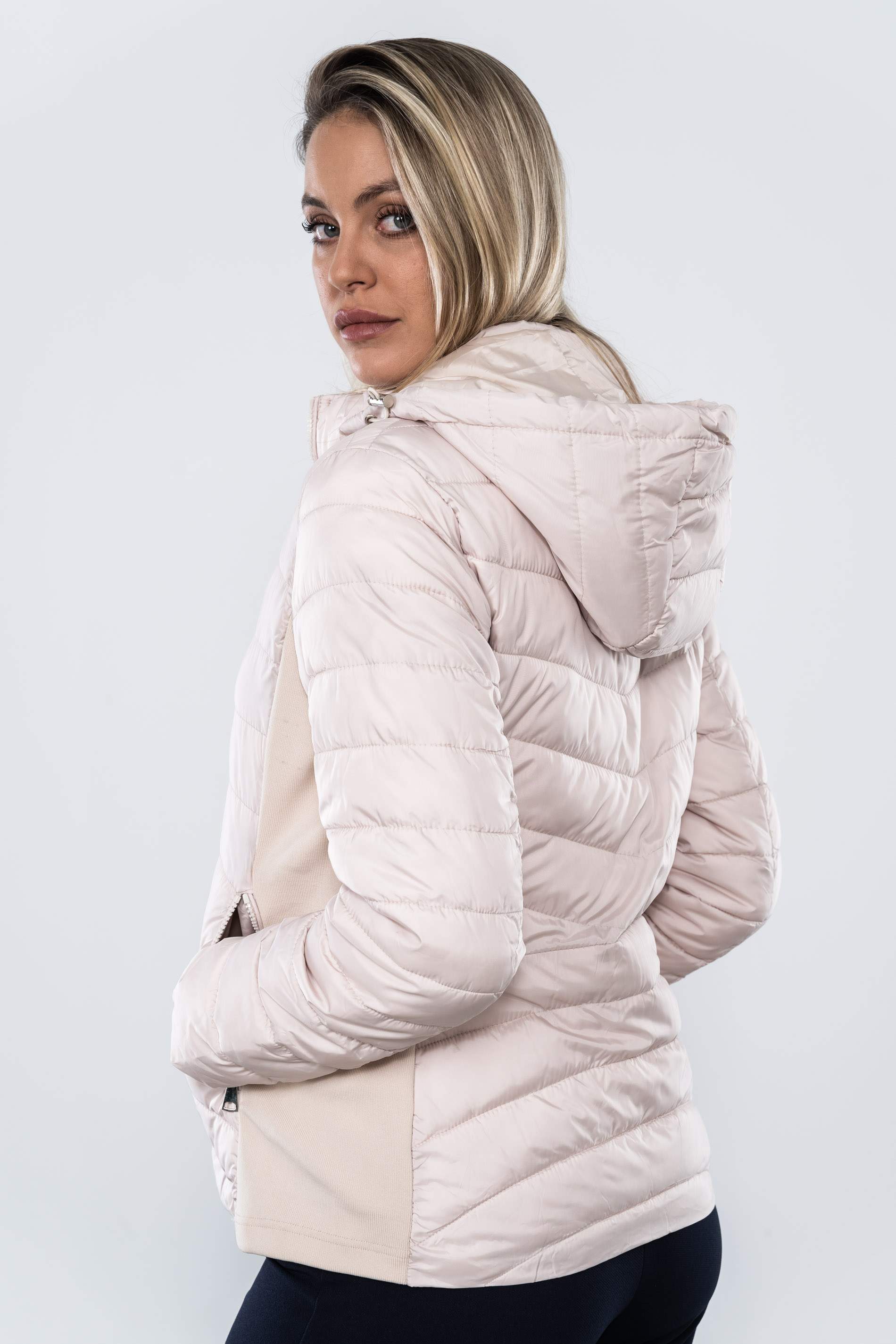 PARKA COSTADILLO GOMA BEIGE