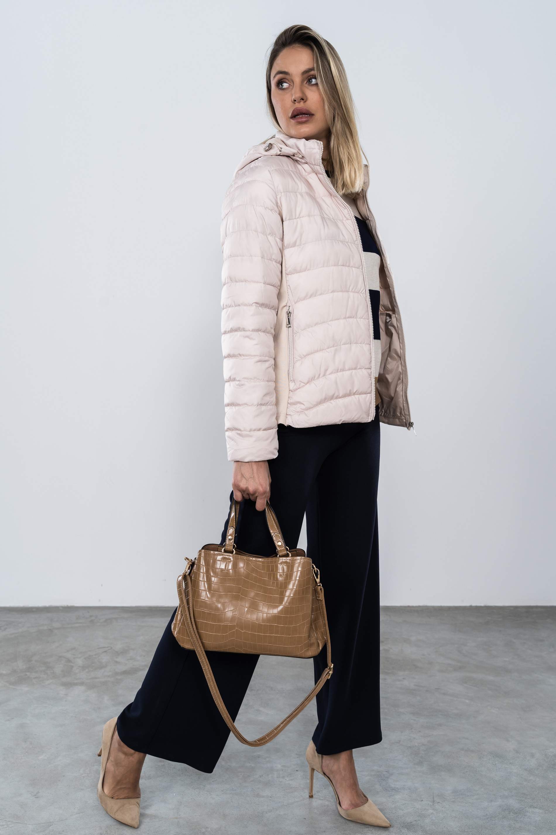 PARKA COSTADILLO GOMA BEIGE