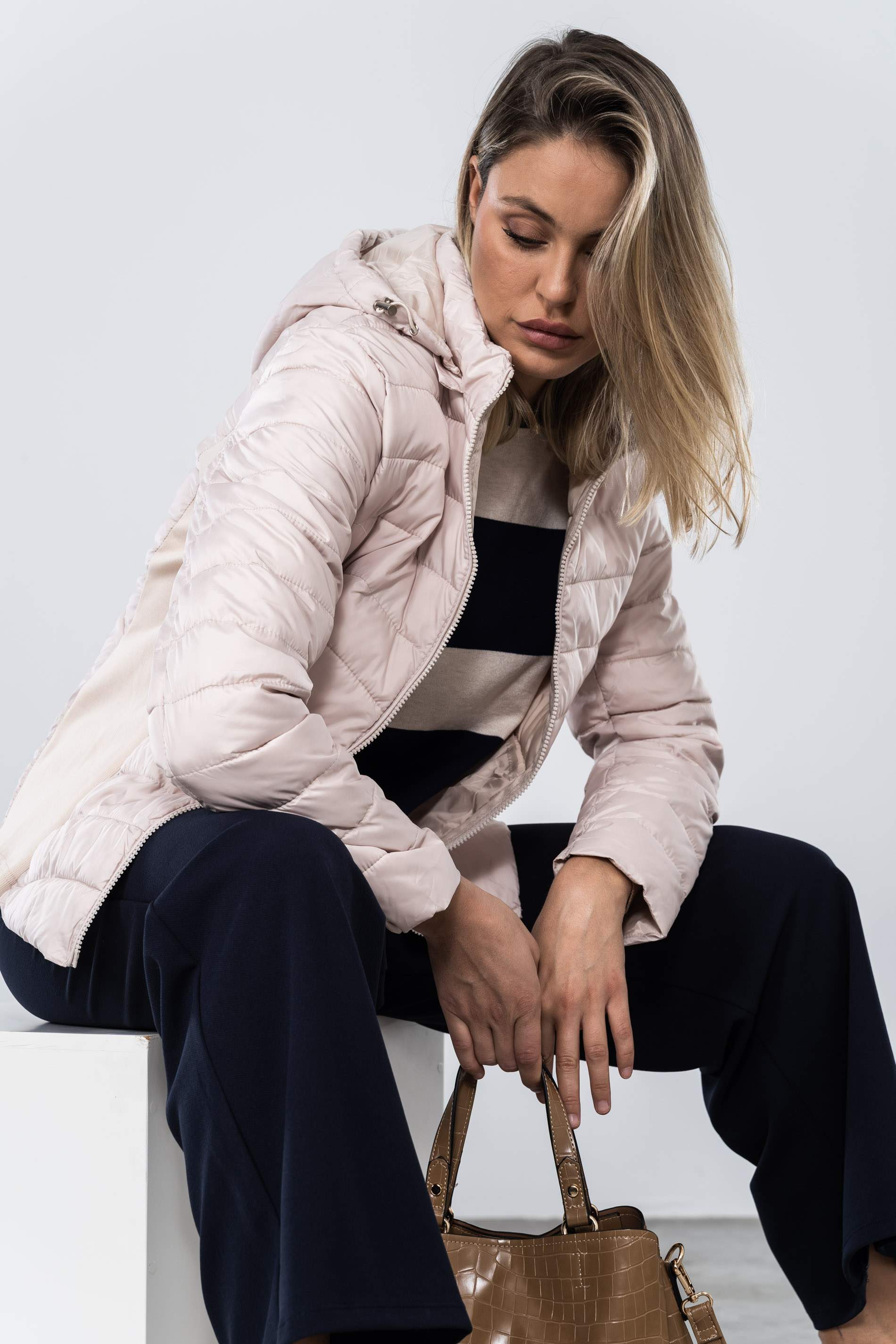 PARKA COSTADILLO GOMA BEIGE